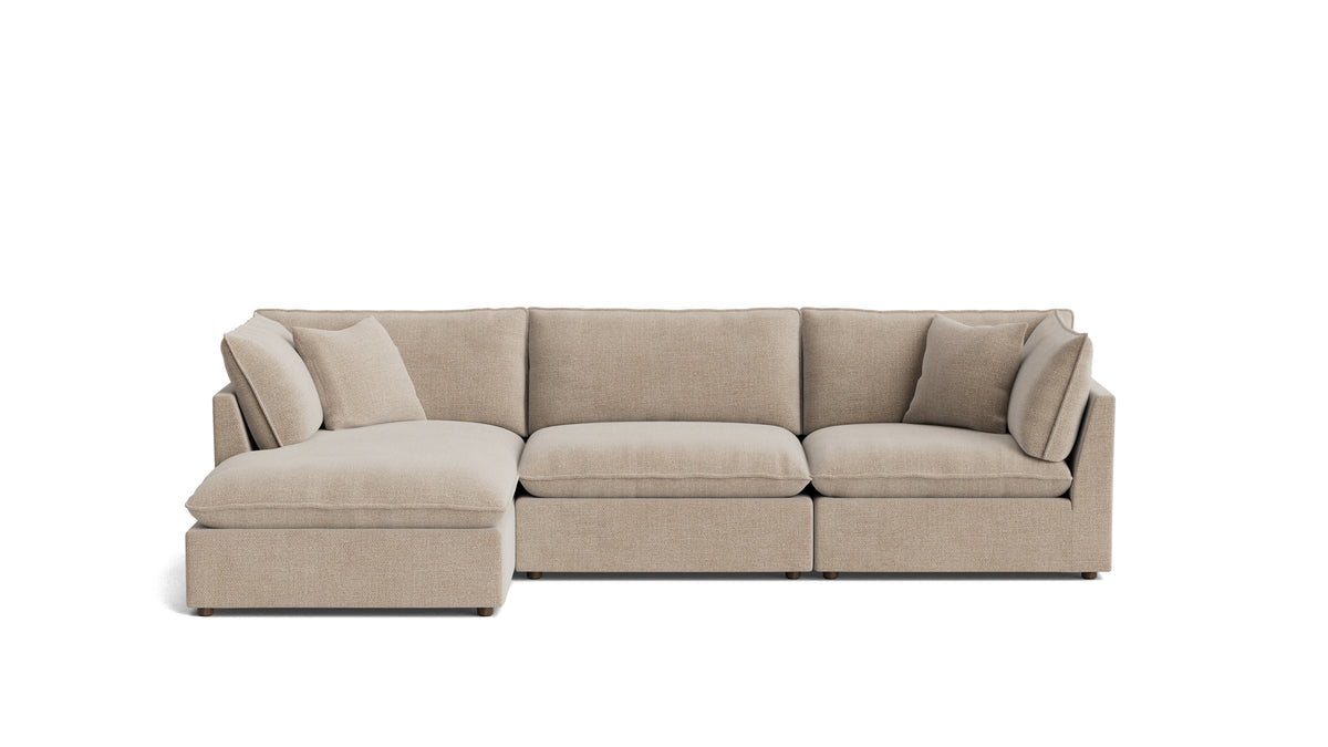 Chill Time 3-Piece Modular Sectional Left, Champagne_image