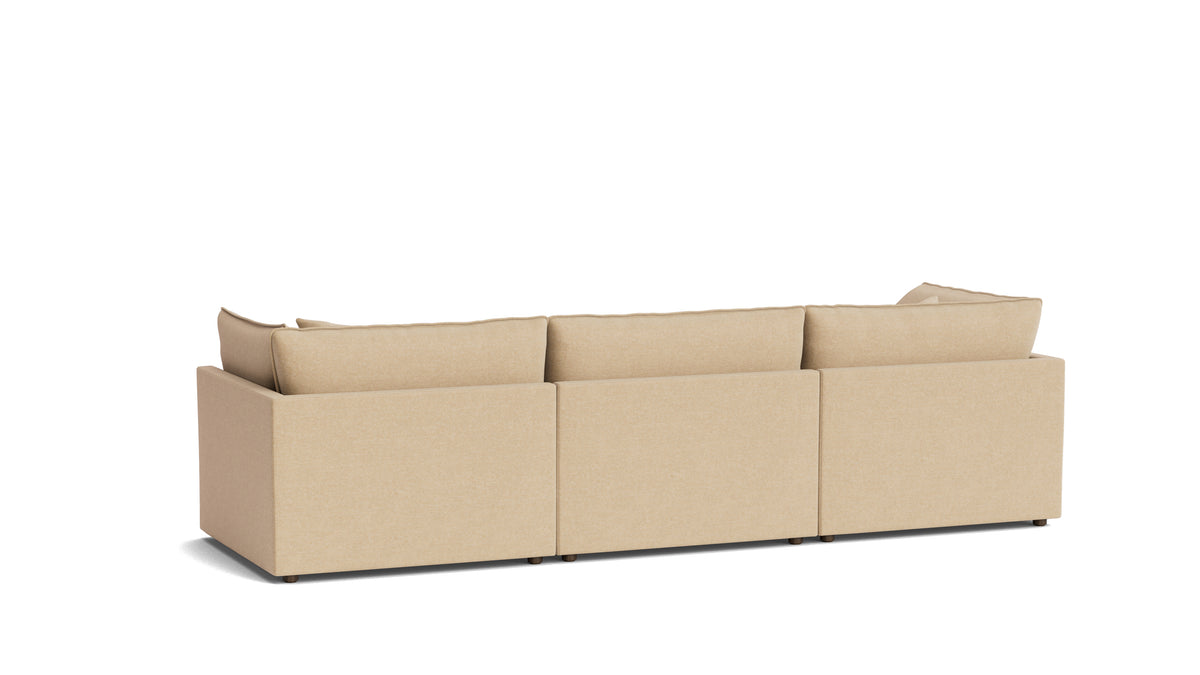 Chill Time 3-Piece Modular Sectional Left, Hazelnut