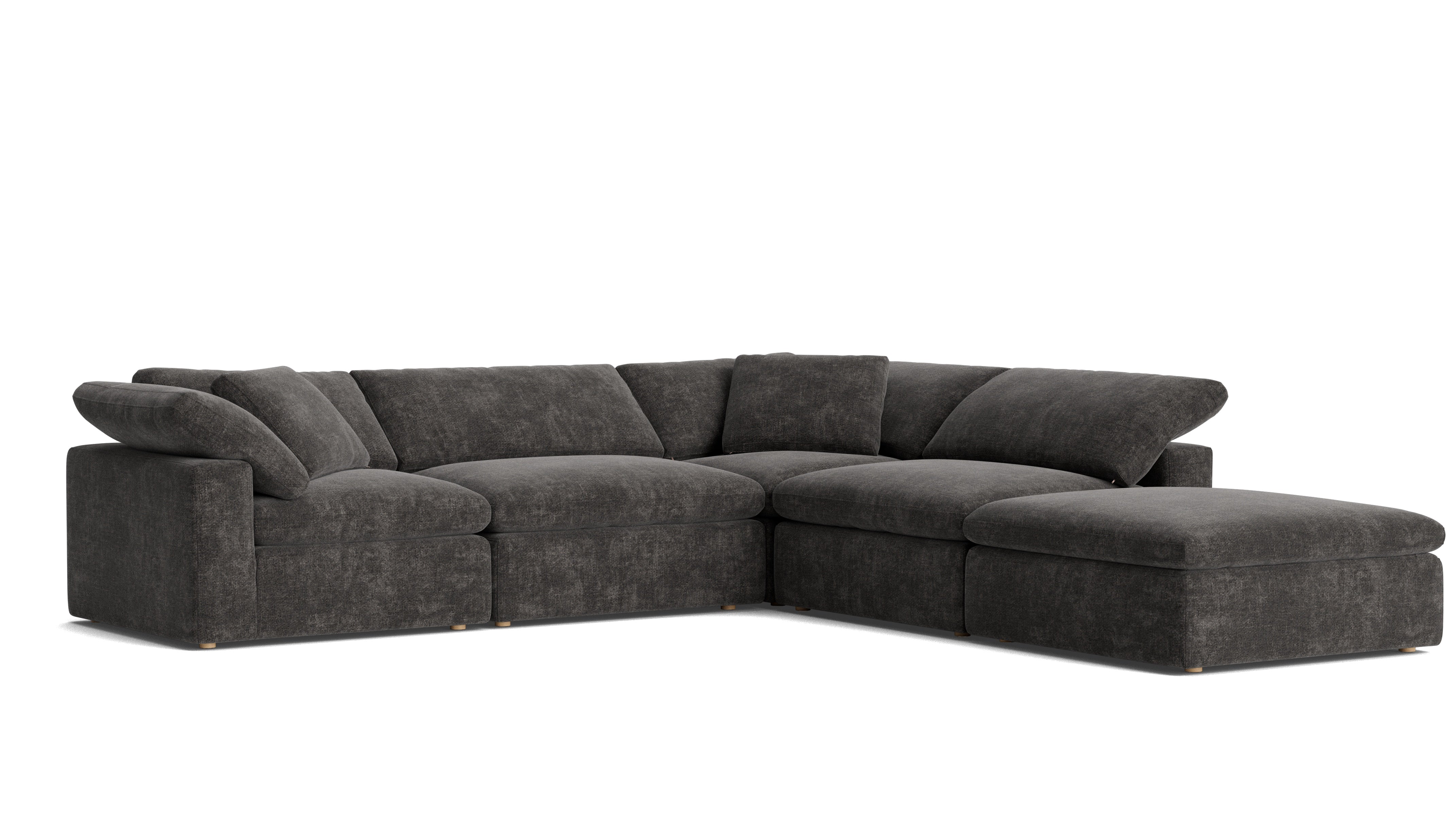 Movie Night 5-Piece Modular Sectional Closed, Large - Thumbnail 2