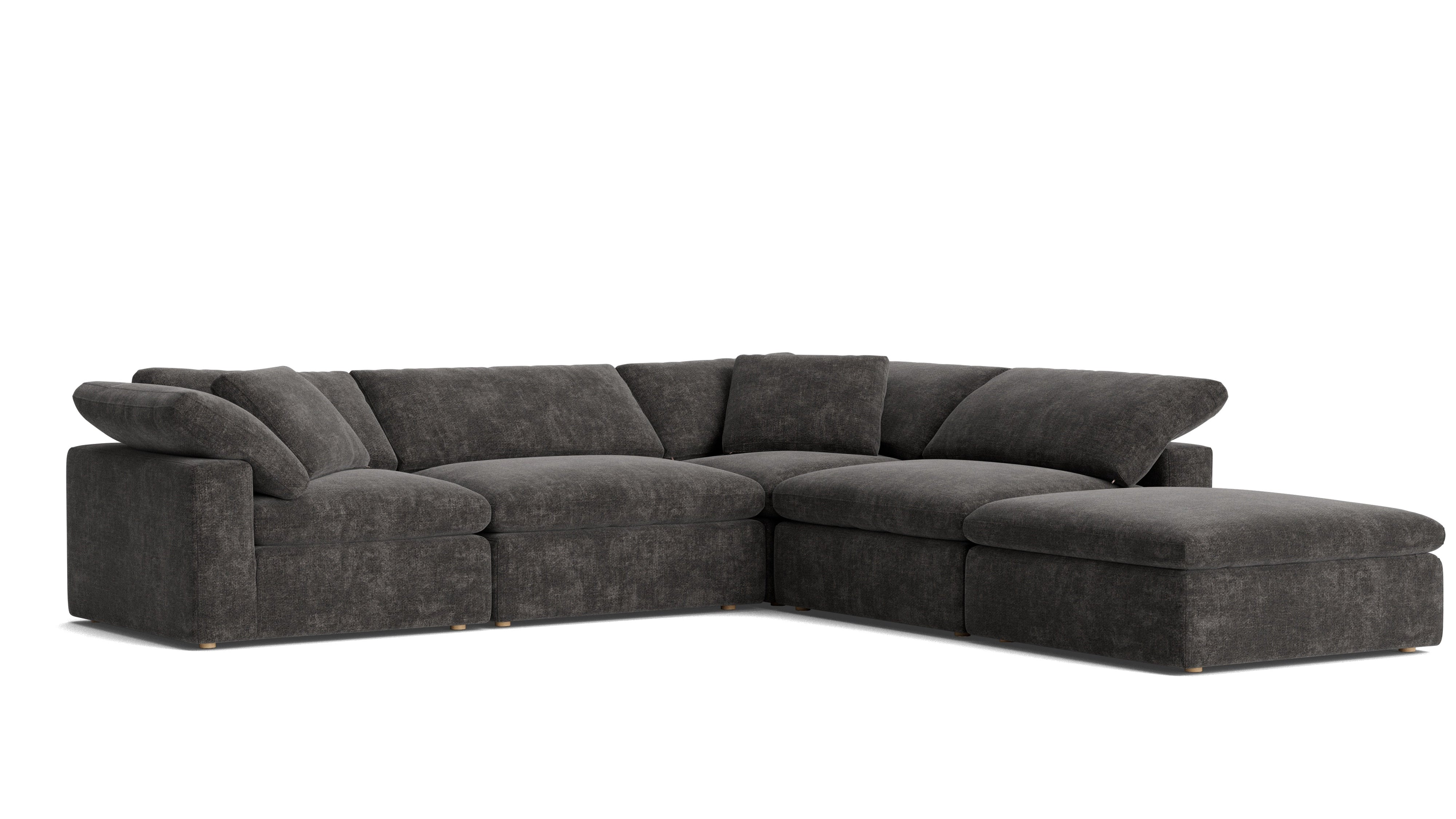 Movie Night™ 5-Piece Modular Sectional, Large, Truffle