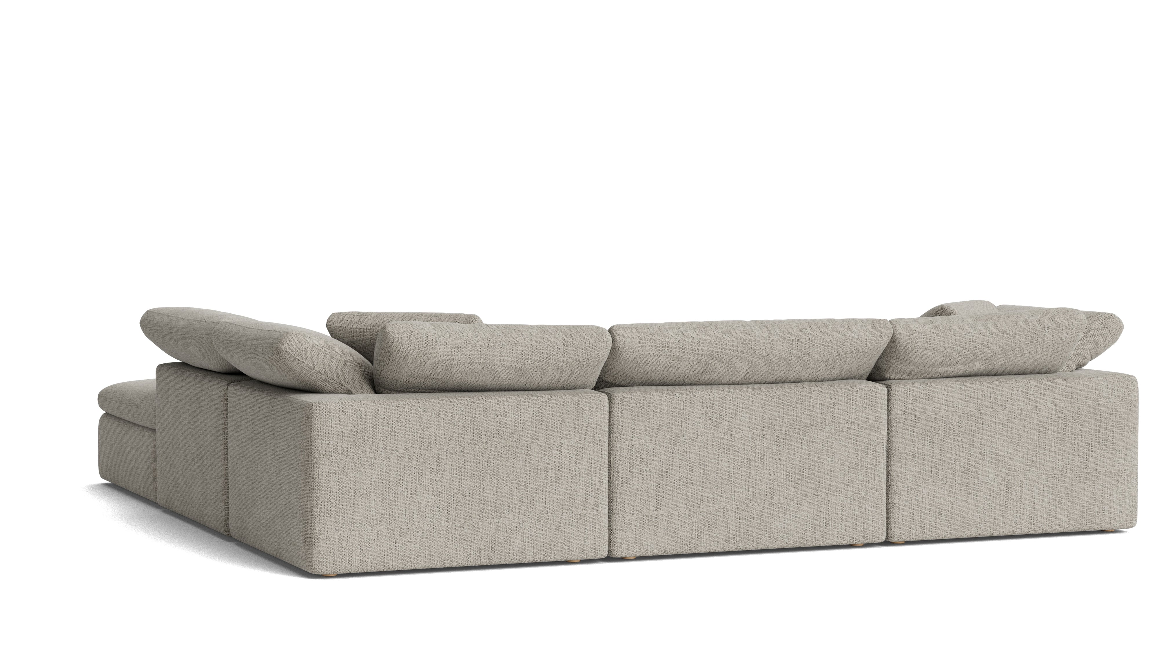 Movie Night™ 5 - Piece Modular Sectional, Large, Oatmeal - Sundays CompanySEC-YJ-901-007