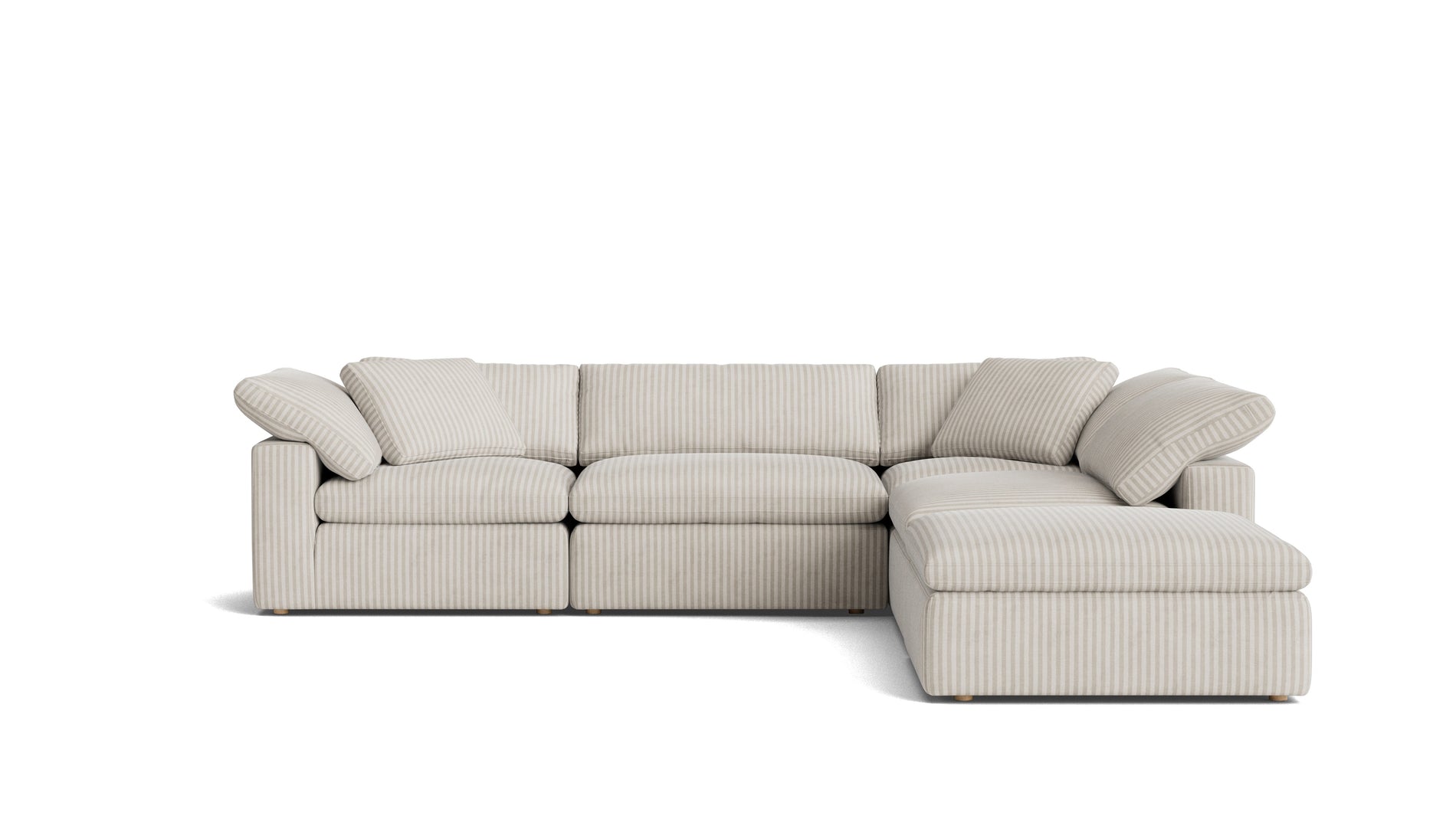 Movie Night™ 5-Piece Modular Sectional, Large, Newport Stripe_image