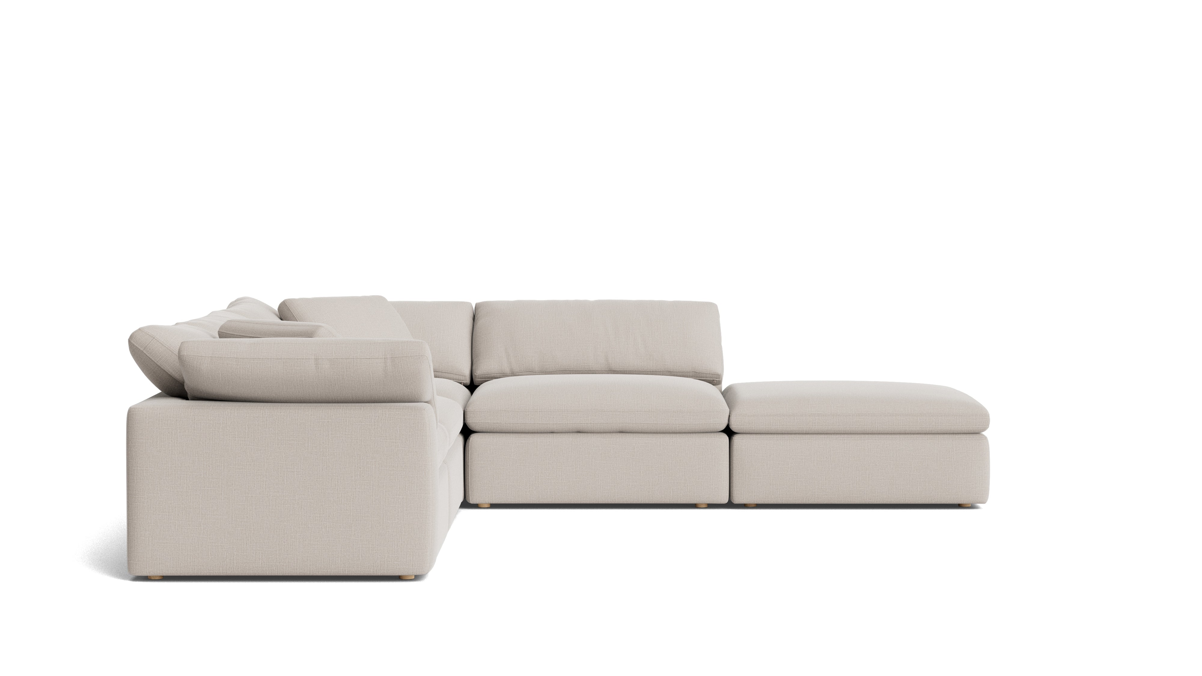 Movie Night™ 5 - Piece Modular Sectional, Large, Clay - Sundays CompanySEC-YJ-901-015