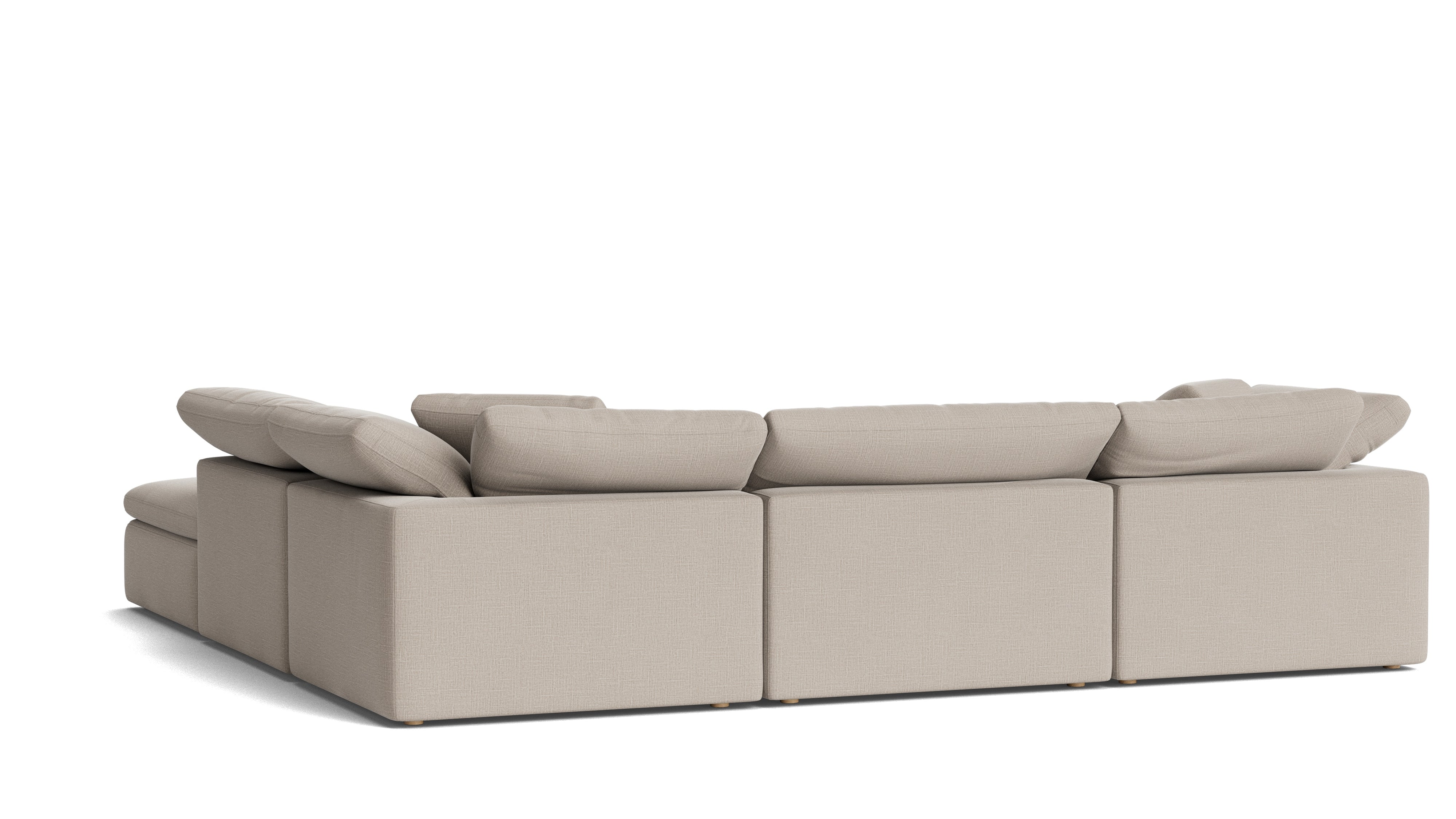 Movie Night™ 5 - Piece Modular Sectional, Large, Light Pebble - Sundays CompanySEC-YJ-901-029