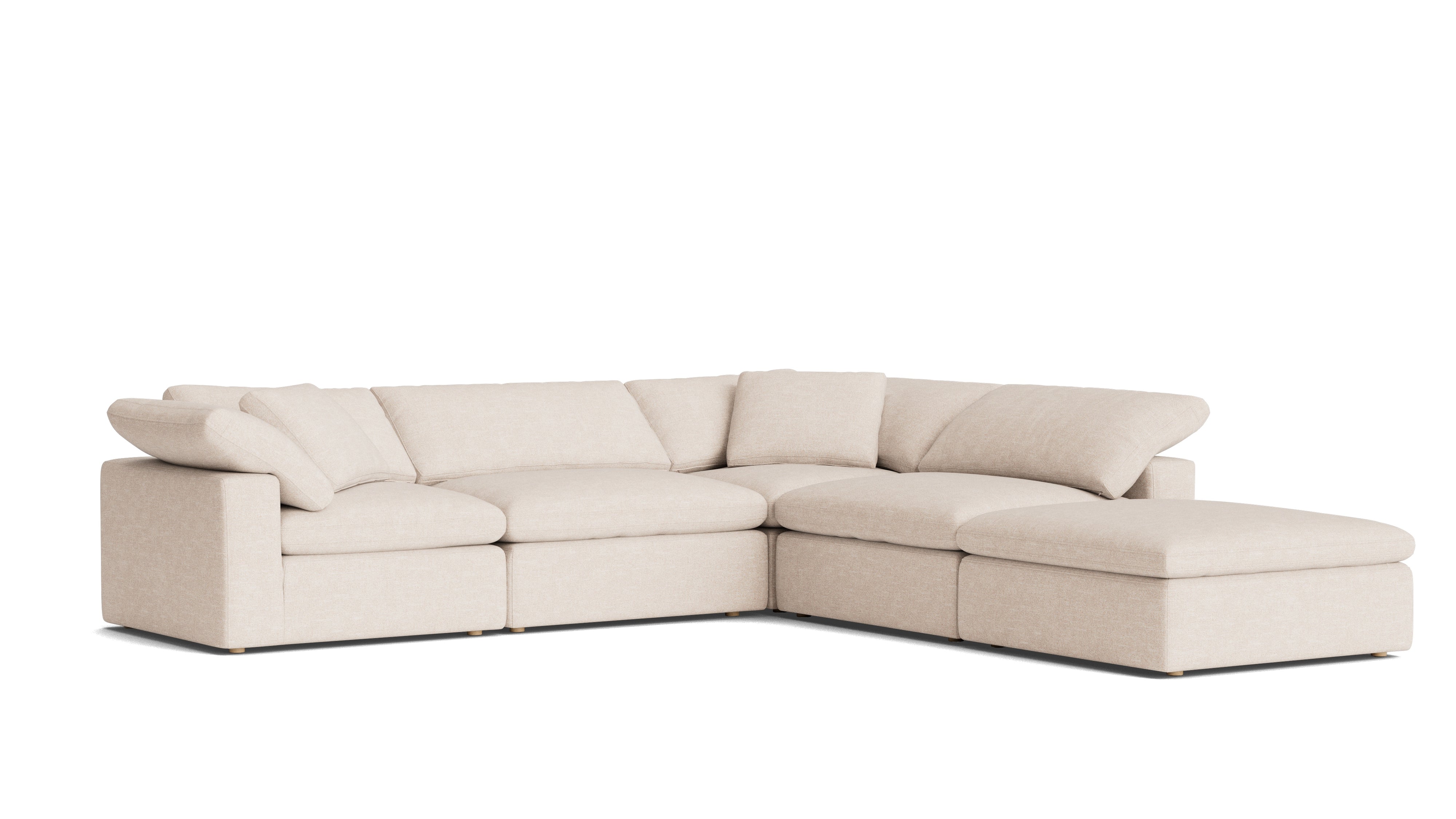 Movie Night™ 5-Piece Modular Sectional, Large, Sunbeam