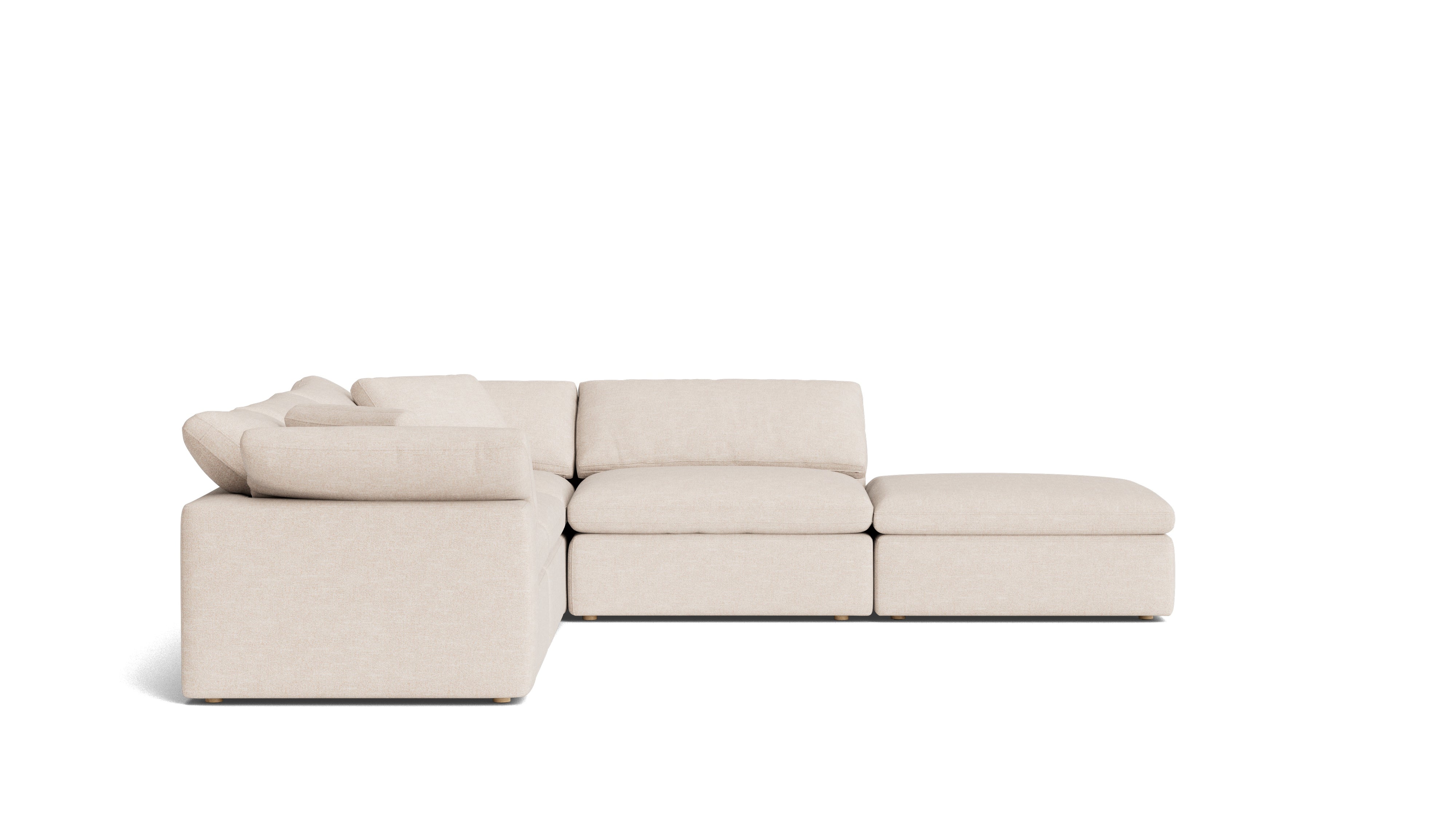 Movie Night™ 5-Piece Modular Sectional, Large, Sunbeam