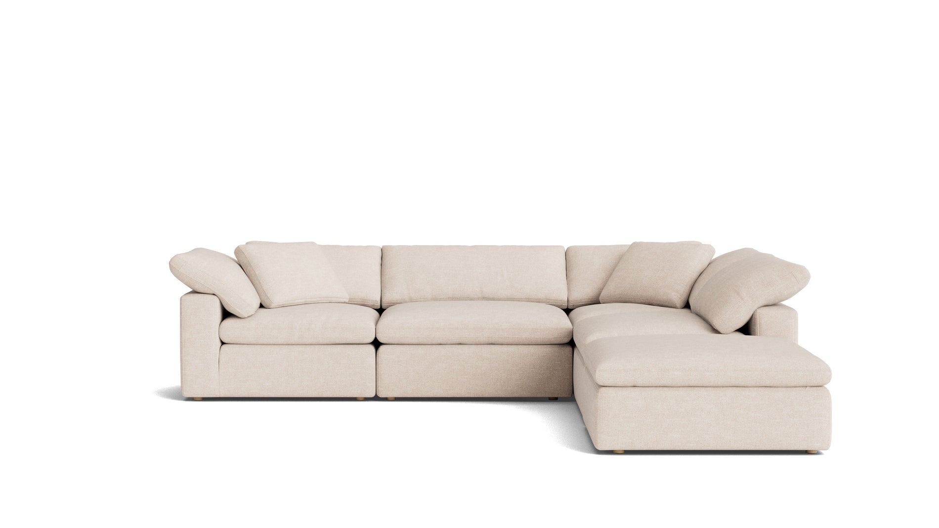 Movie Night™ 5-Piece Modular Sectional, Large, Sunbeam_image
