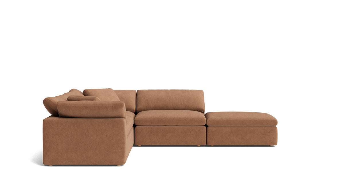 Movie Night™ 5-Piece Modular Sectional, Large, Spice