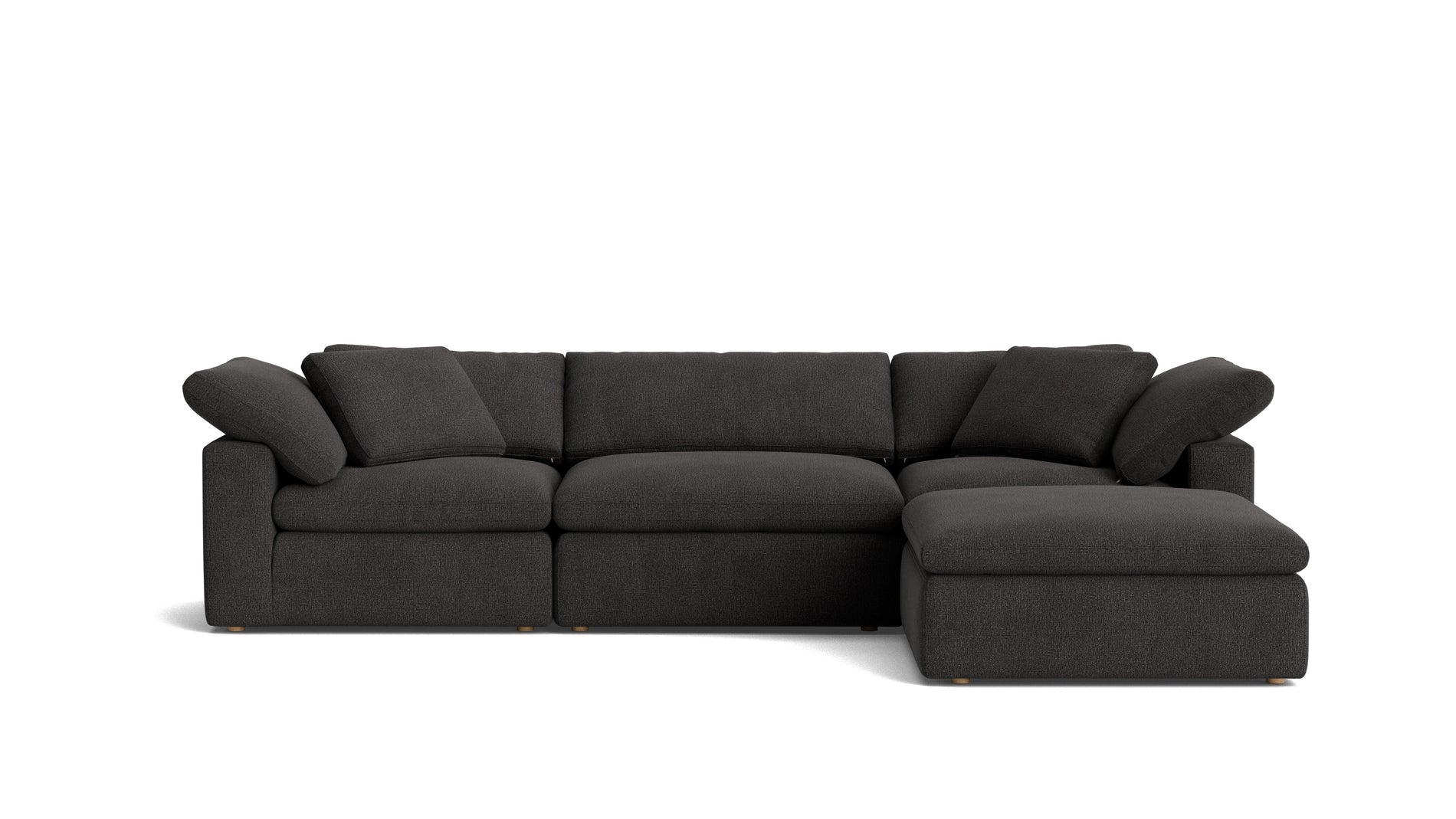 Movie Night™ 4-Piece Modular Sectional, Large, Dark Shadow_image