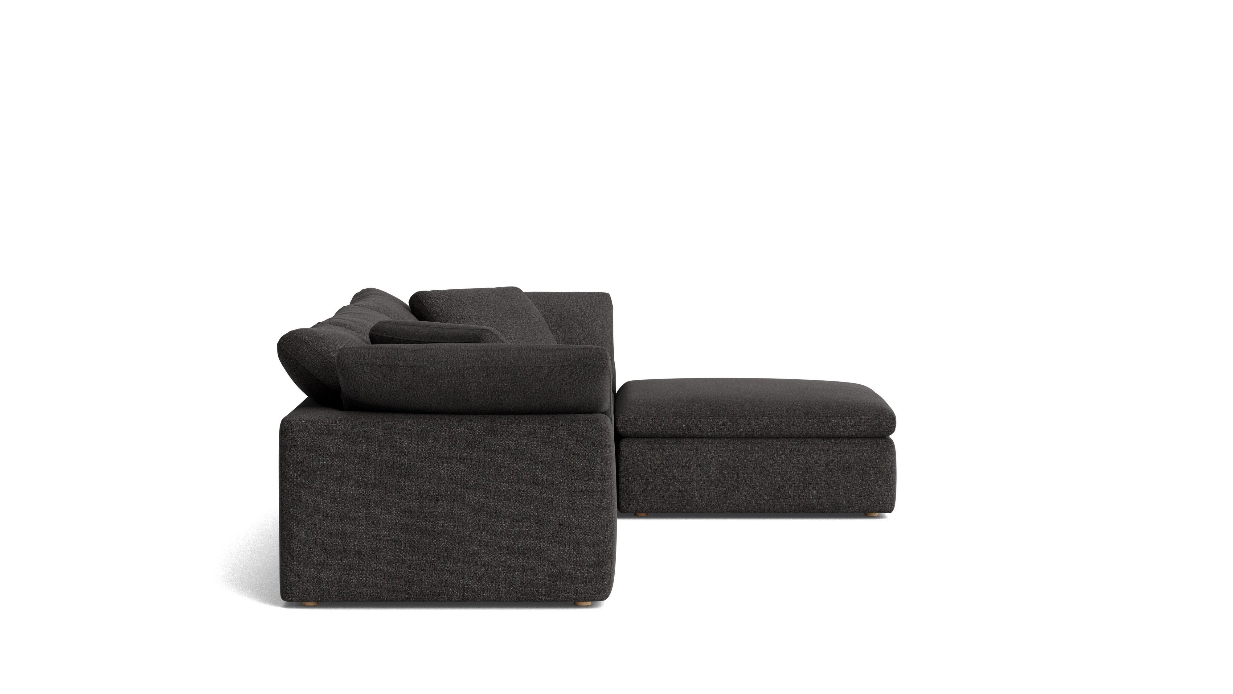 Movie Night™ 4-Piece Modular Sectional, Large, Dark Shadow