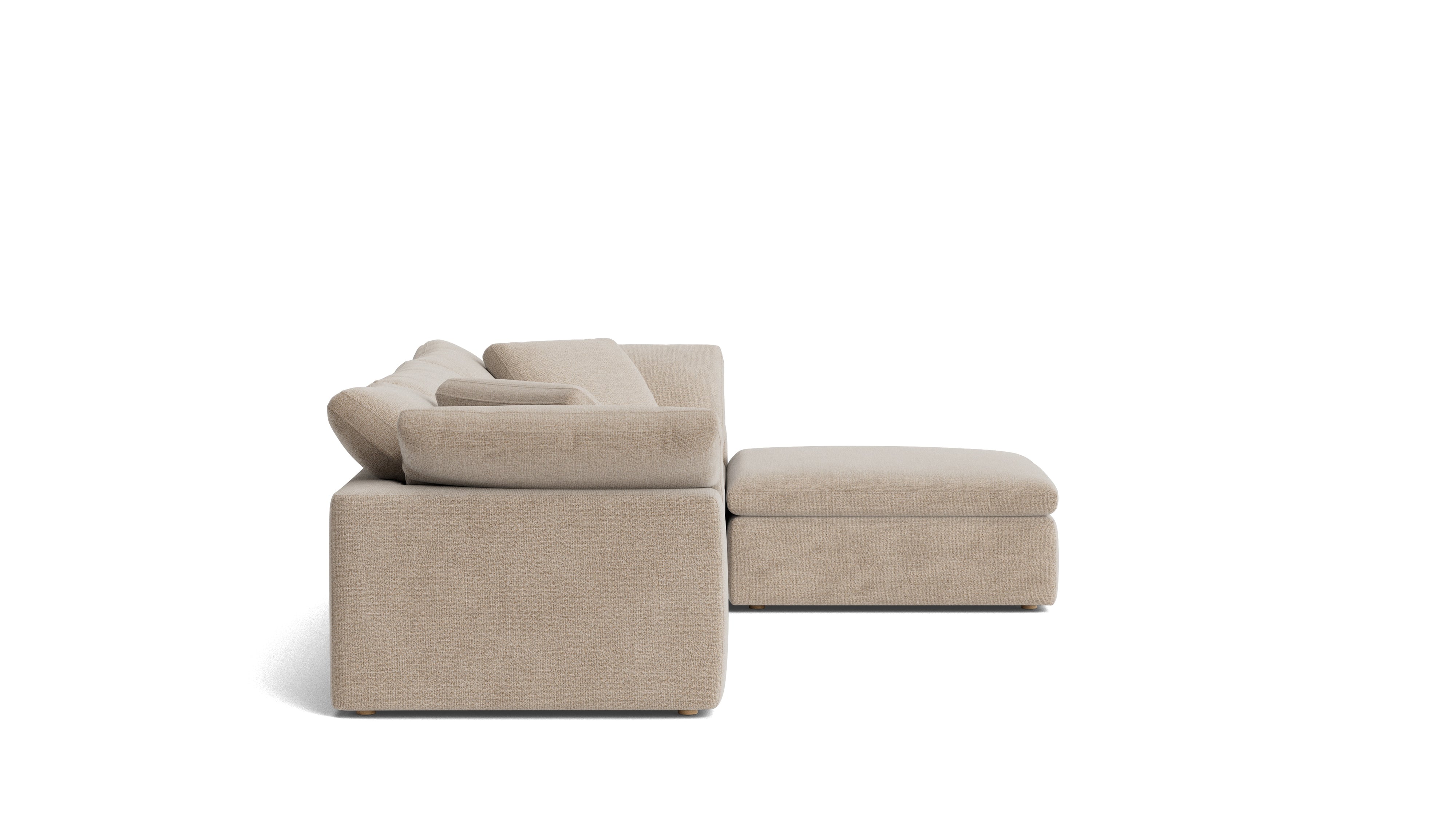 Movie Night™ 4 - Piece Modular Sectional, Large, Champagne - Sundays CompanySEC-YJ-902-041