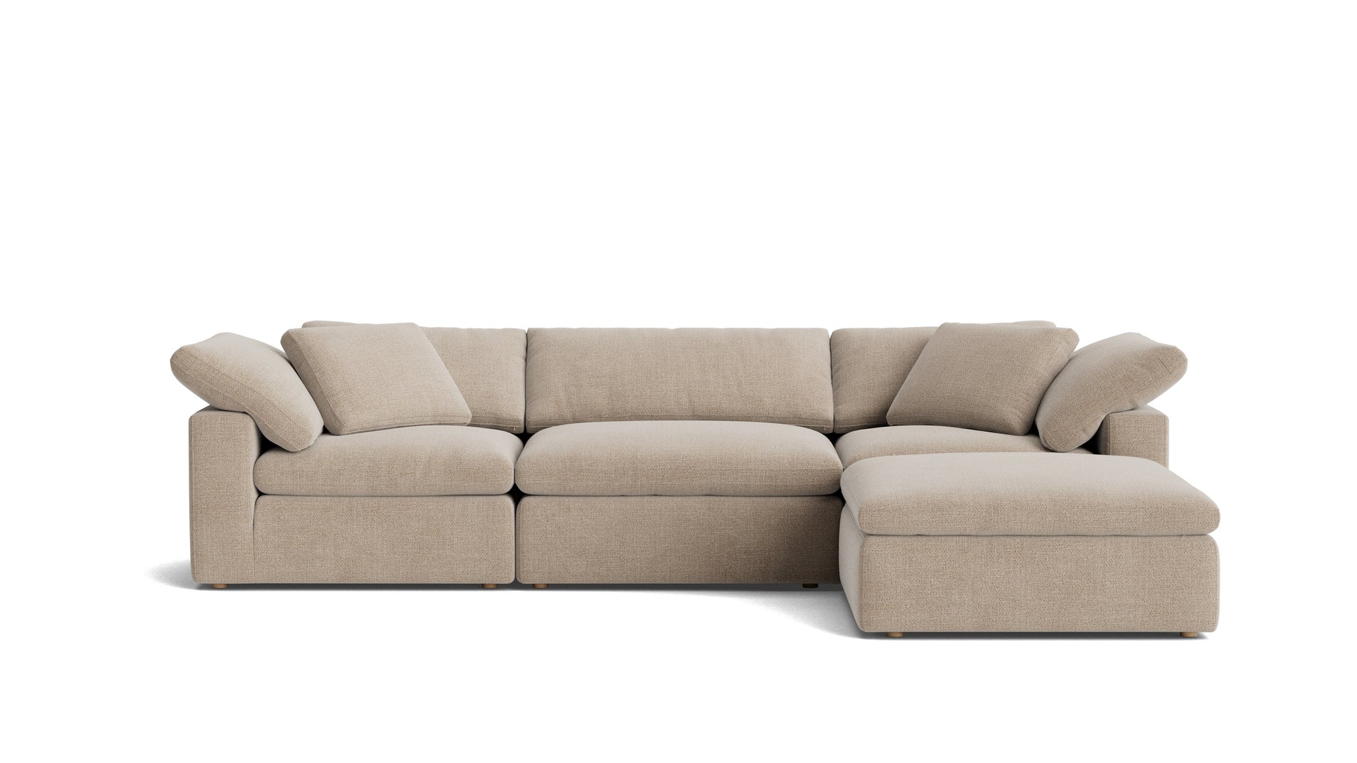 Movie Night™ 4-Piece Modular Sectional, Large, Champagne_image