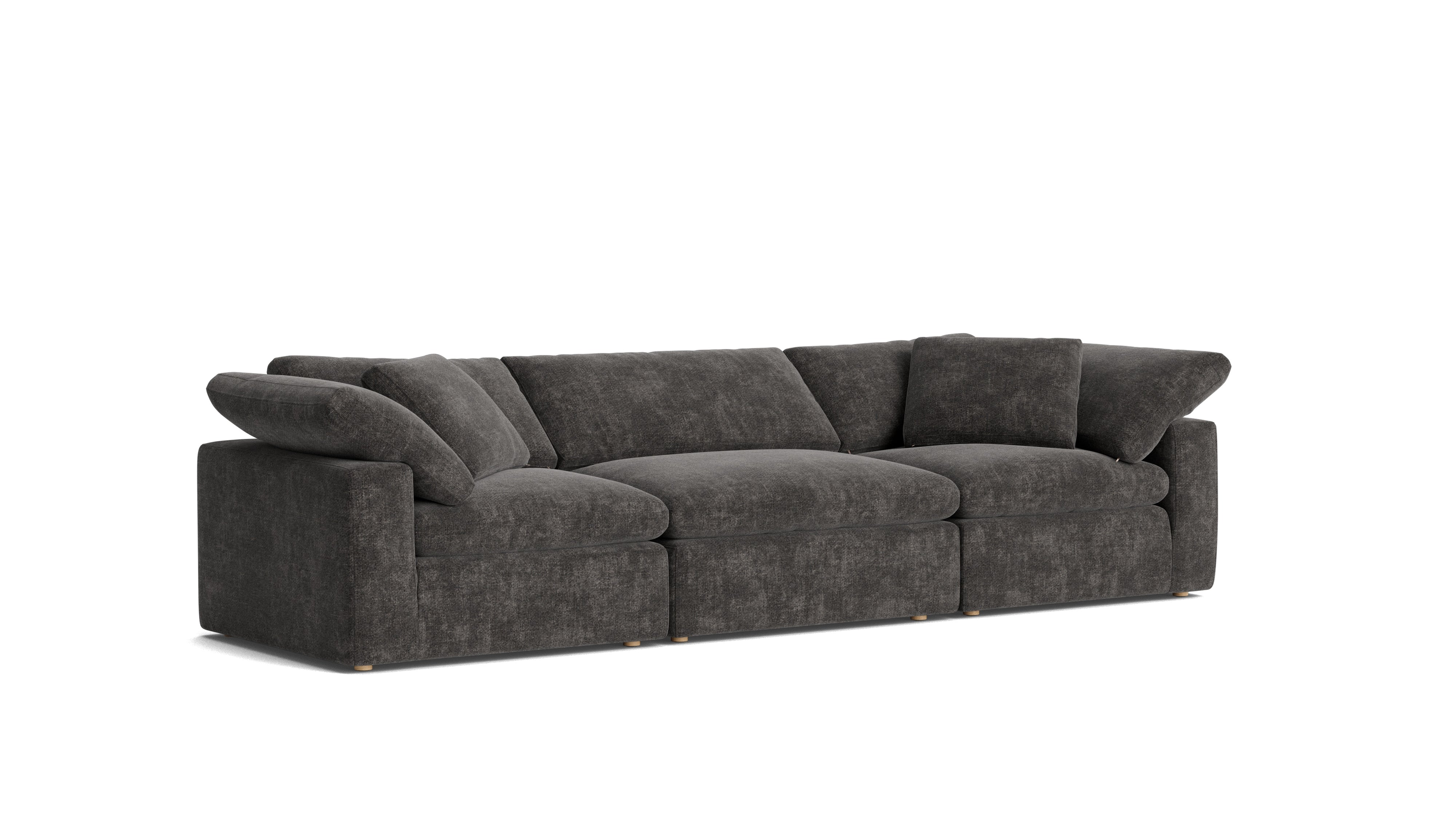 Movie Night™ 3 - Piece Modular Sofa, Large, Truffle - Sundays CompanySEC-YJ-903-003