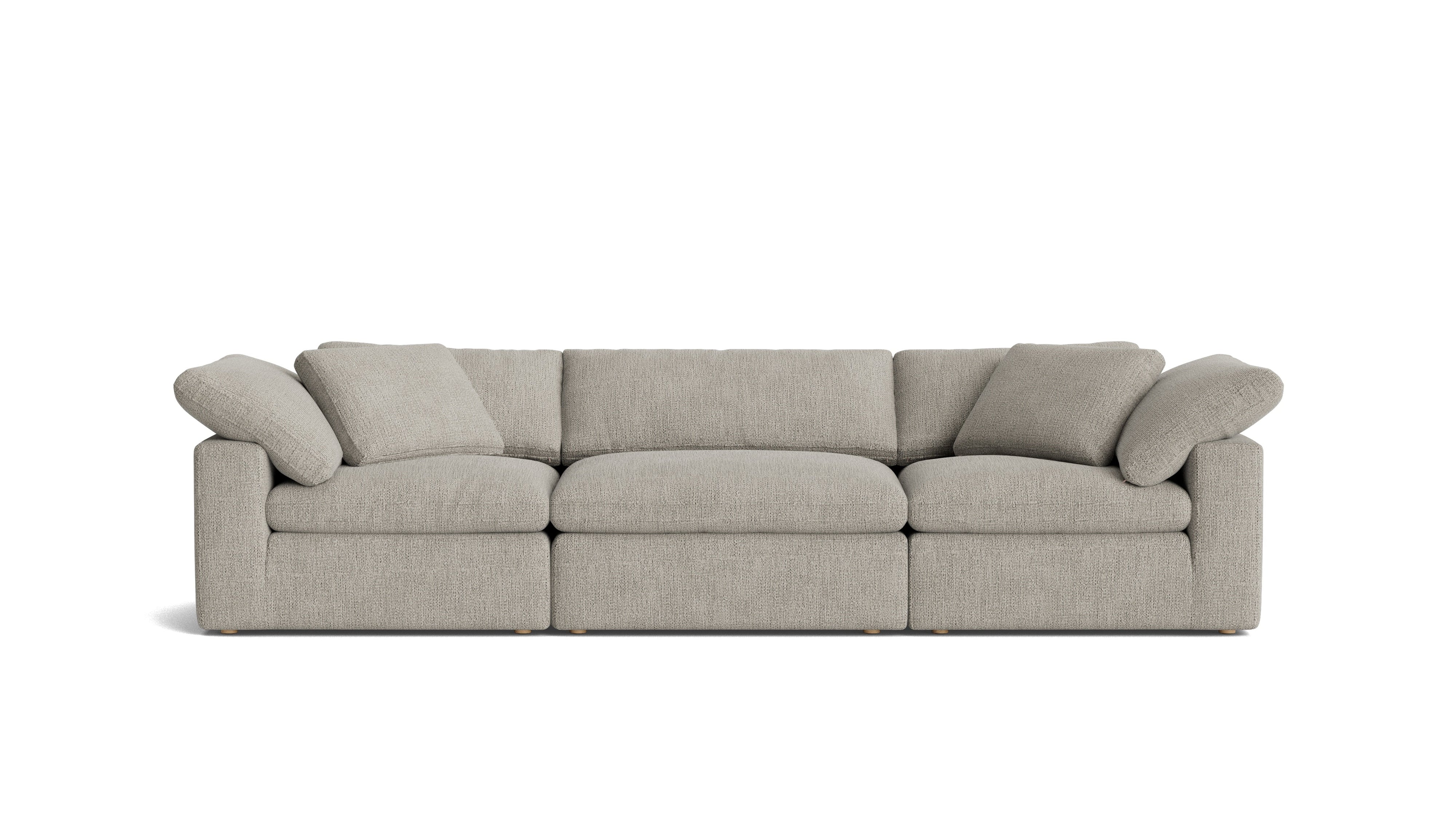 Movie Night™ 3-Piece Modular Sofa, Large, Oatmeal