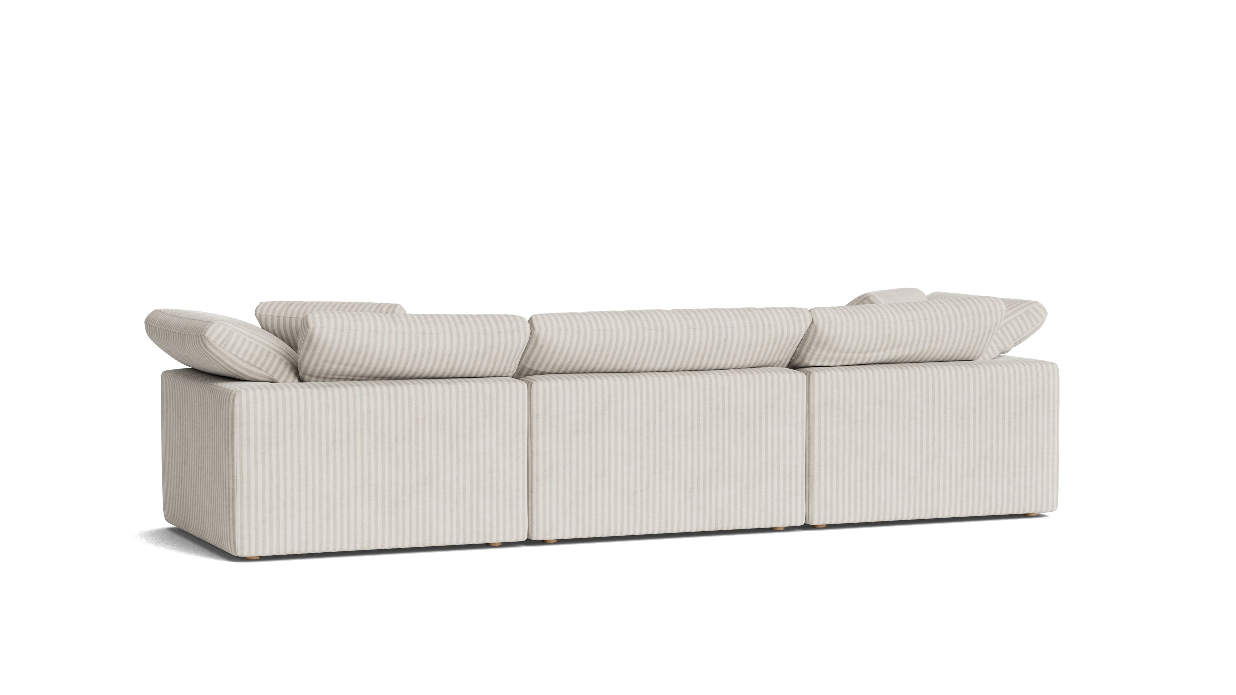 Movie Night™ 3 - Piece Modular Sofa, Large, Newport Stripe - Sundays CompanySEC-YJ-903-011