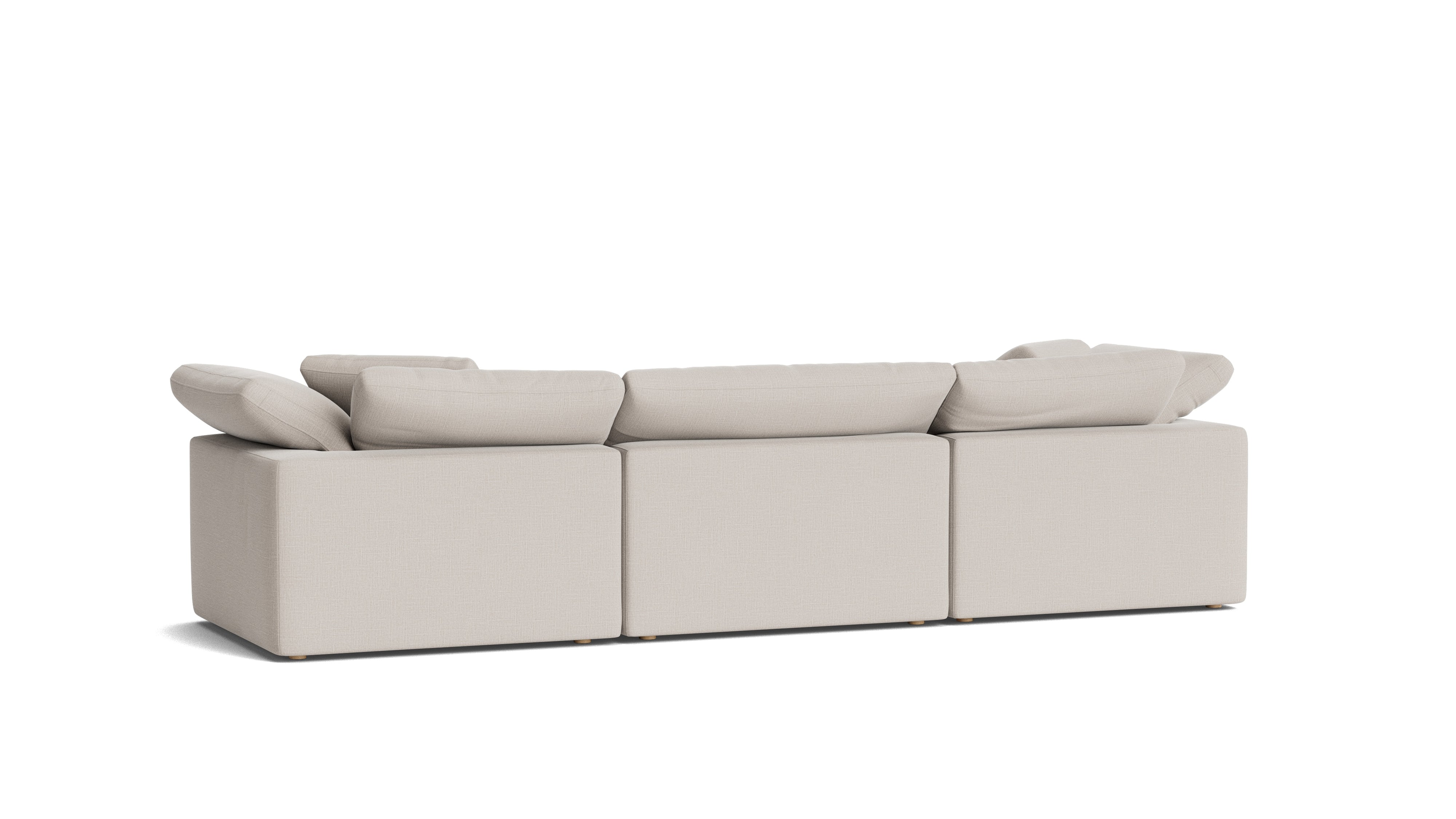 Movie Night™ 3 - Piece Modular Sofa, Large, Clay - Sundays CompanySEC-YJ-903-015
