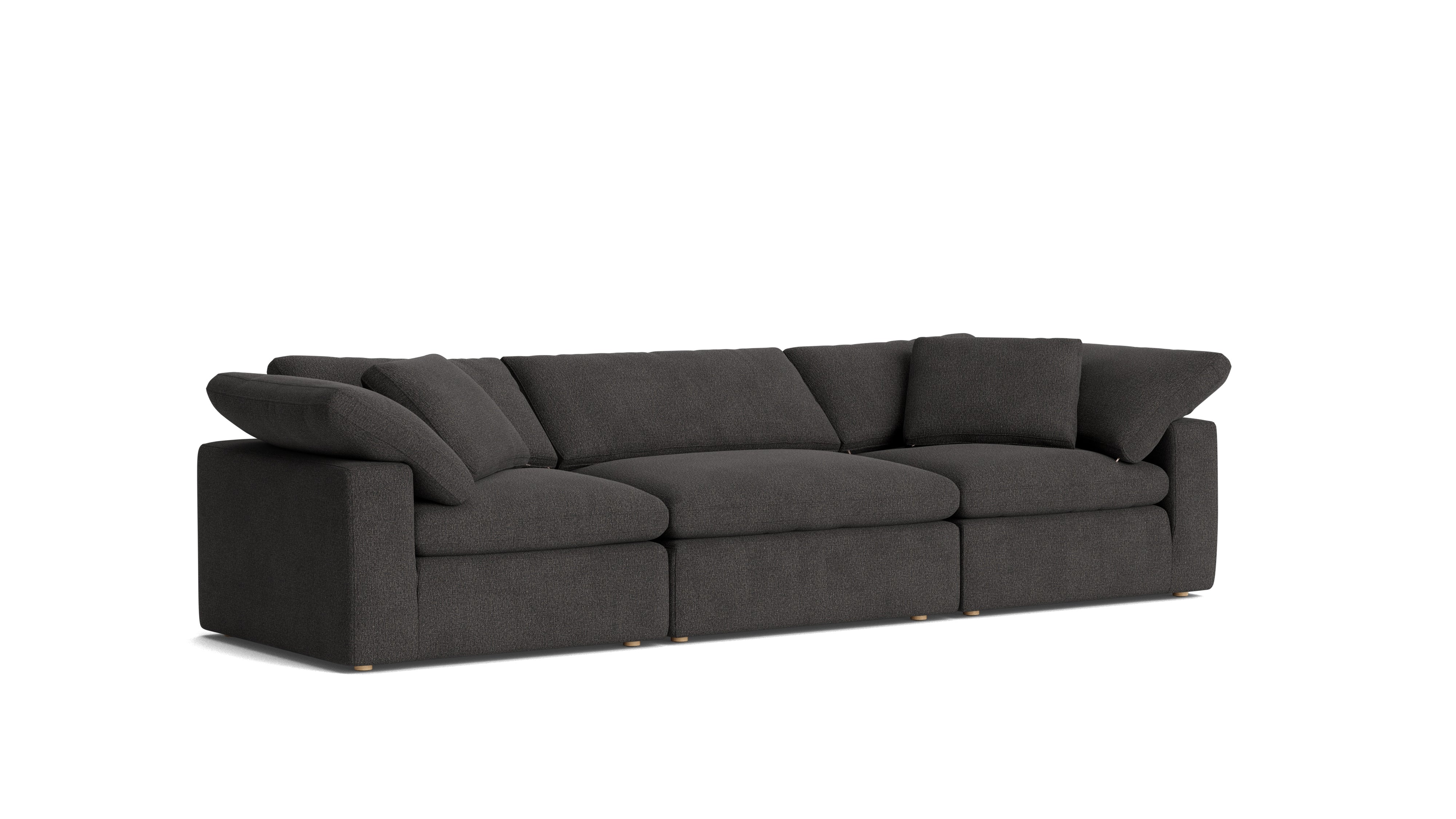 Movie Night™ 3 - Piece Modular Sofa, Large, Dark Shadow - Sundays CompanySEC-YJ-903-025