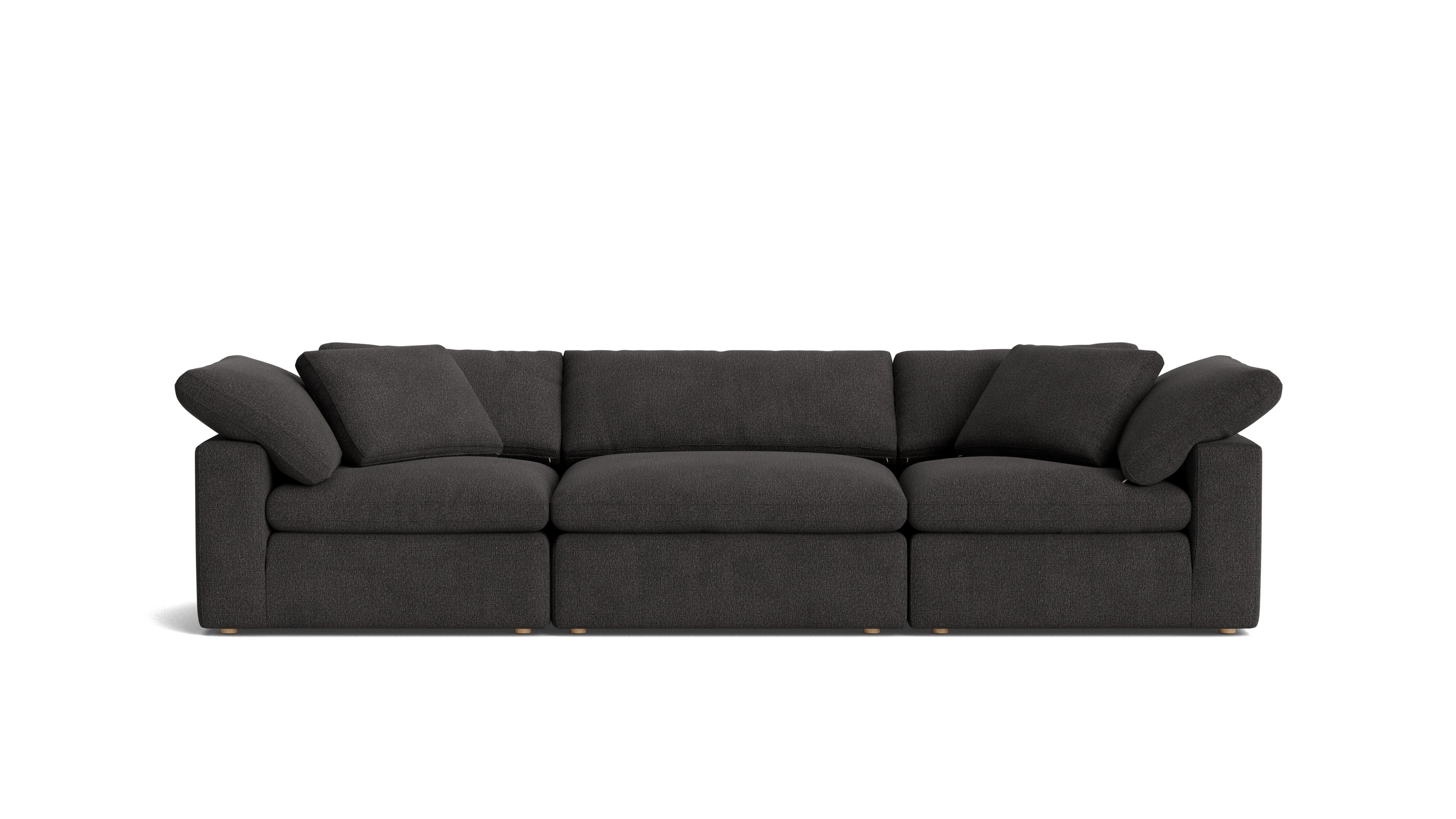 Movie Night™ 3 - Piece Modular Sofa, Large, Dark Shadow - Sundays CompanySEC-YJ-903-025