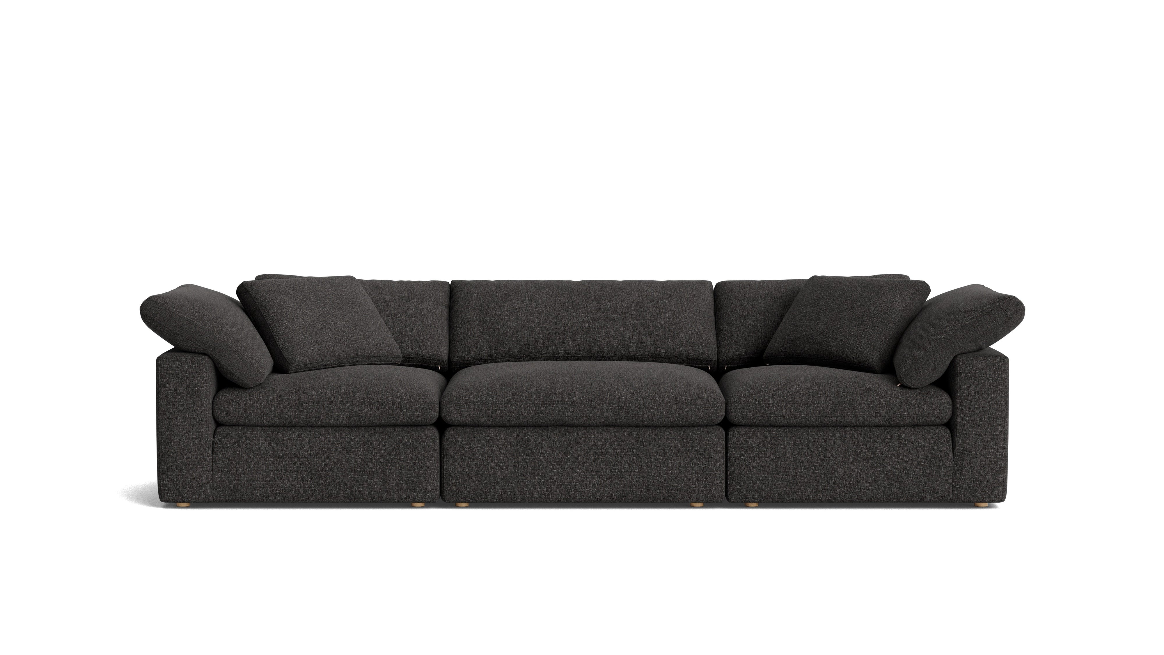 Movie Night™ 3-Piece Modular Sofa, Large, Dark Shadow