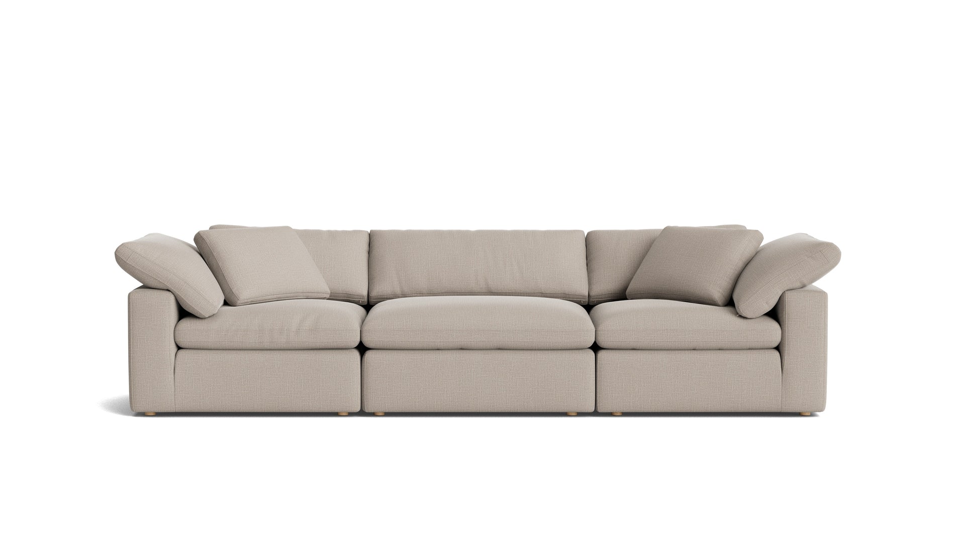 Movie Night™ 3-Piece Modular Sofa, Large, Light Pebble_image