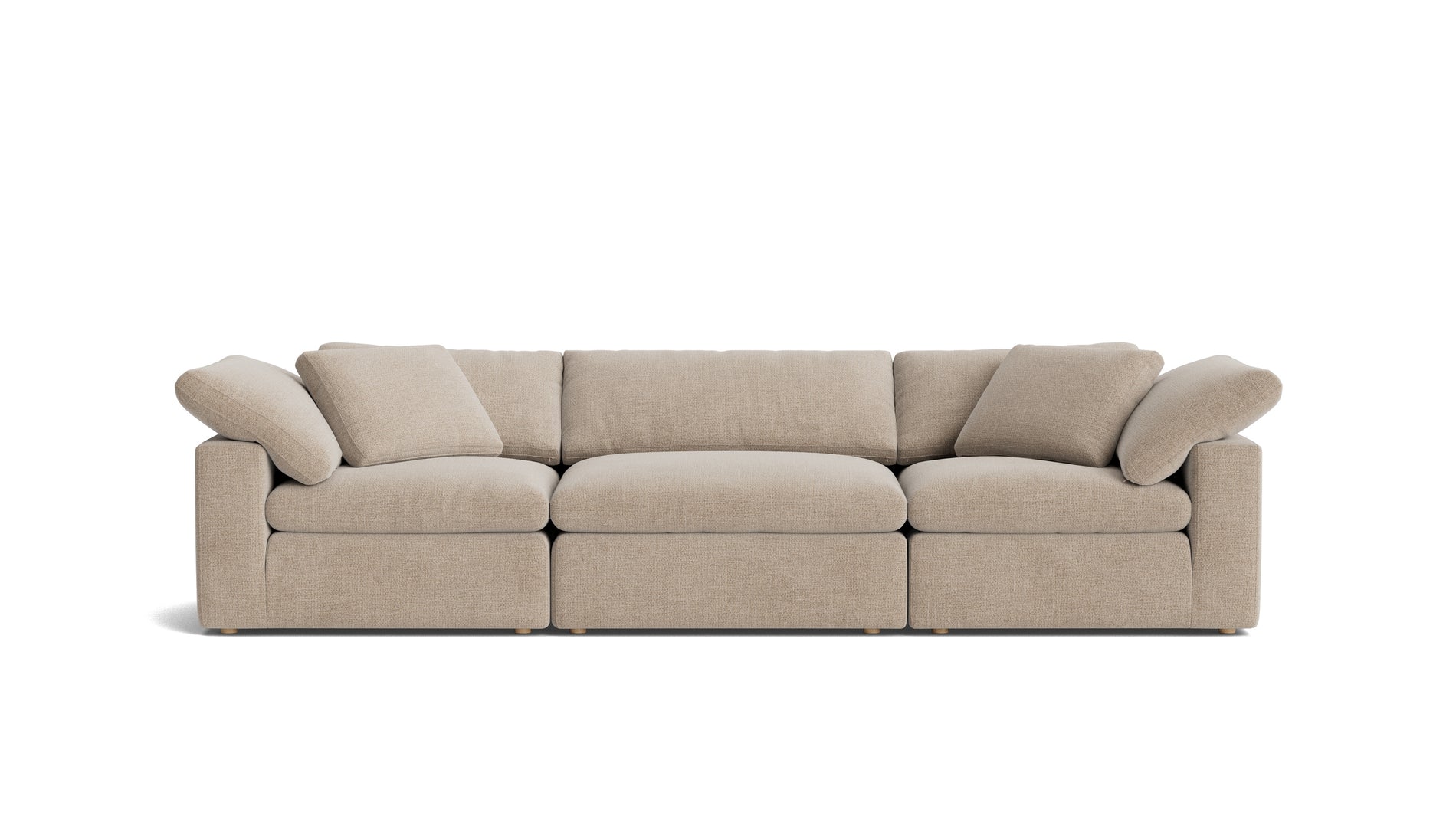 Movie Night™ 3-Piece Modular Sofa, Large, Champagne_image