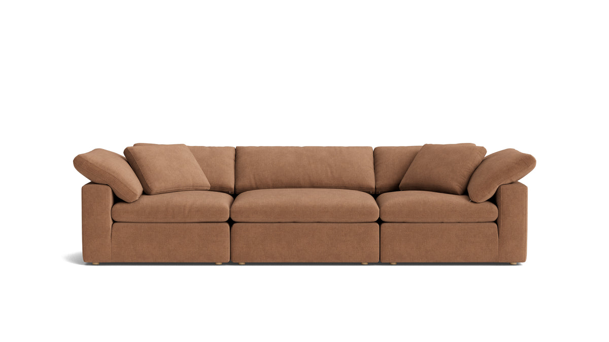 Movie Night™ 3-Piece Modular Sofa, Large, Spice