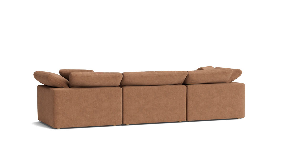 Movie Night™ 3-Piece Modular Sofa, Large, Spice
