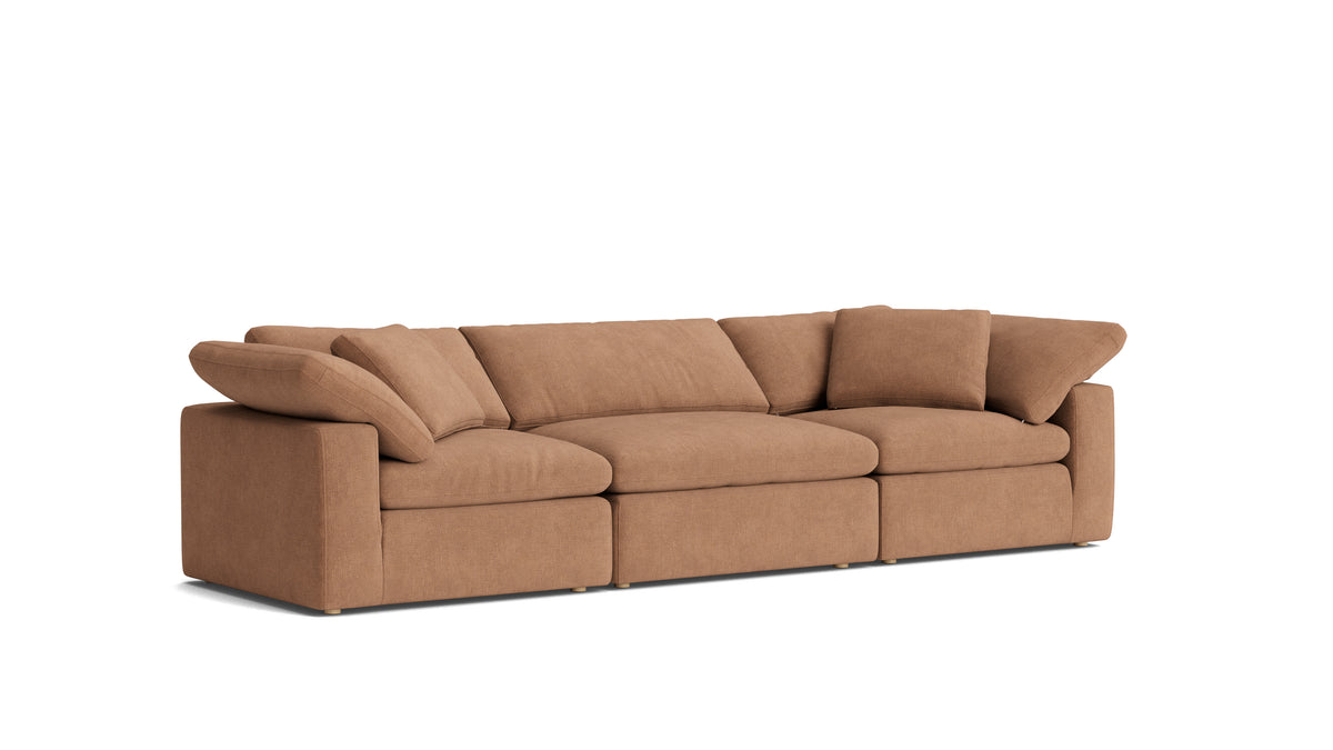 Movie Night™ 3-Piece Modular Sofa, Large, Spice