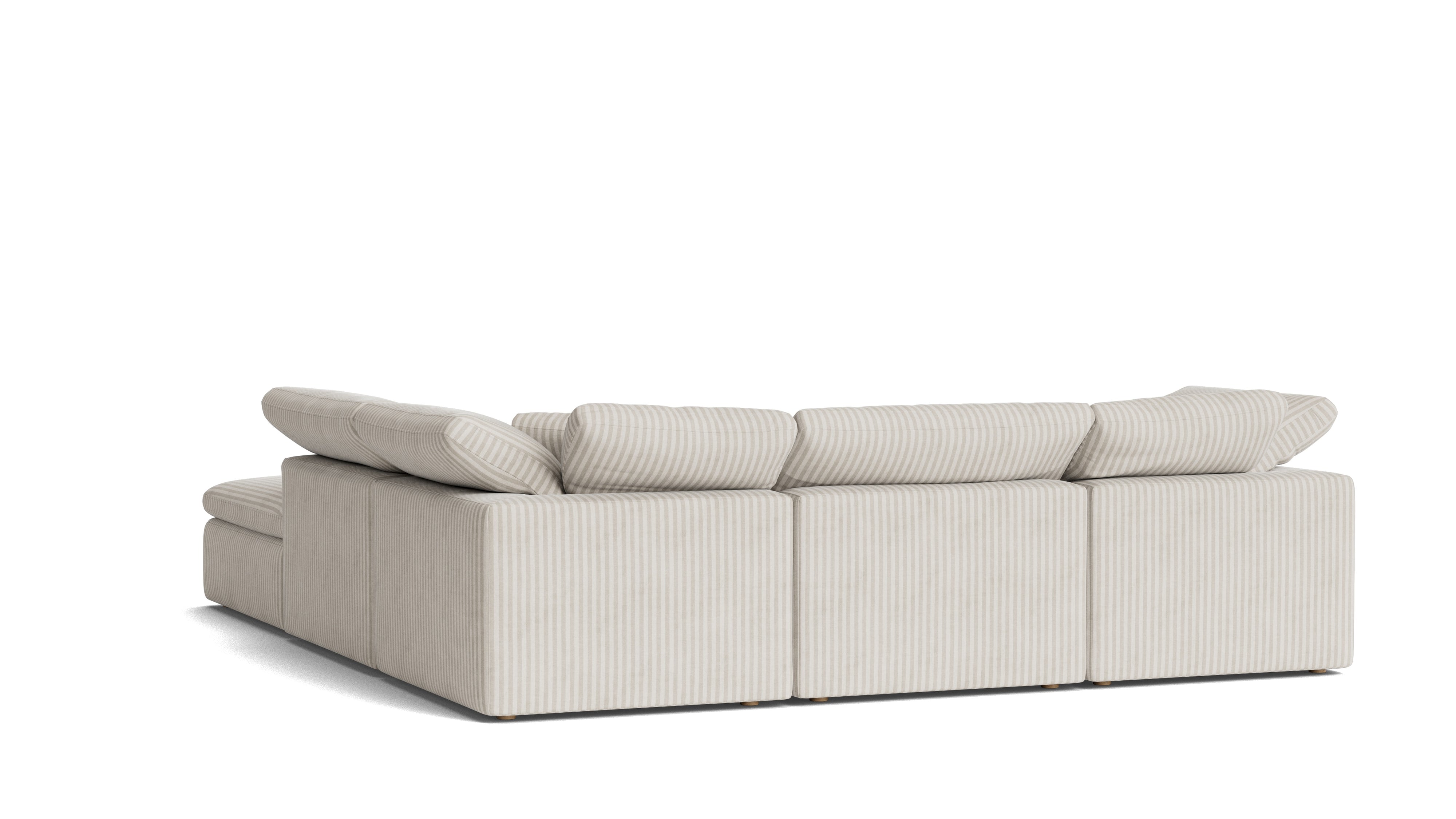 Movie Night™ 5 - Piece Modular Sectional, Standard, Newport Stripe - Sundays CompanySEC-YJ-909-011