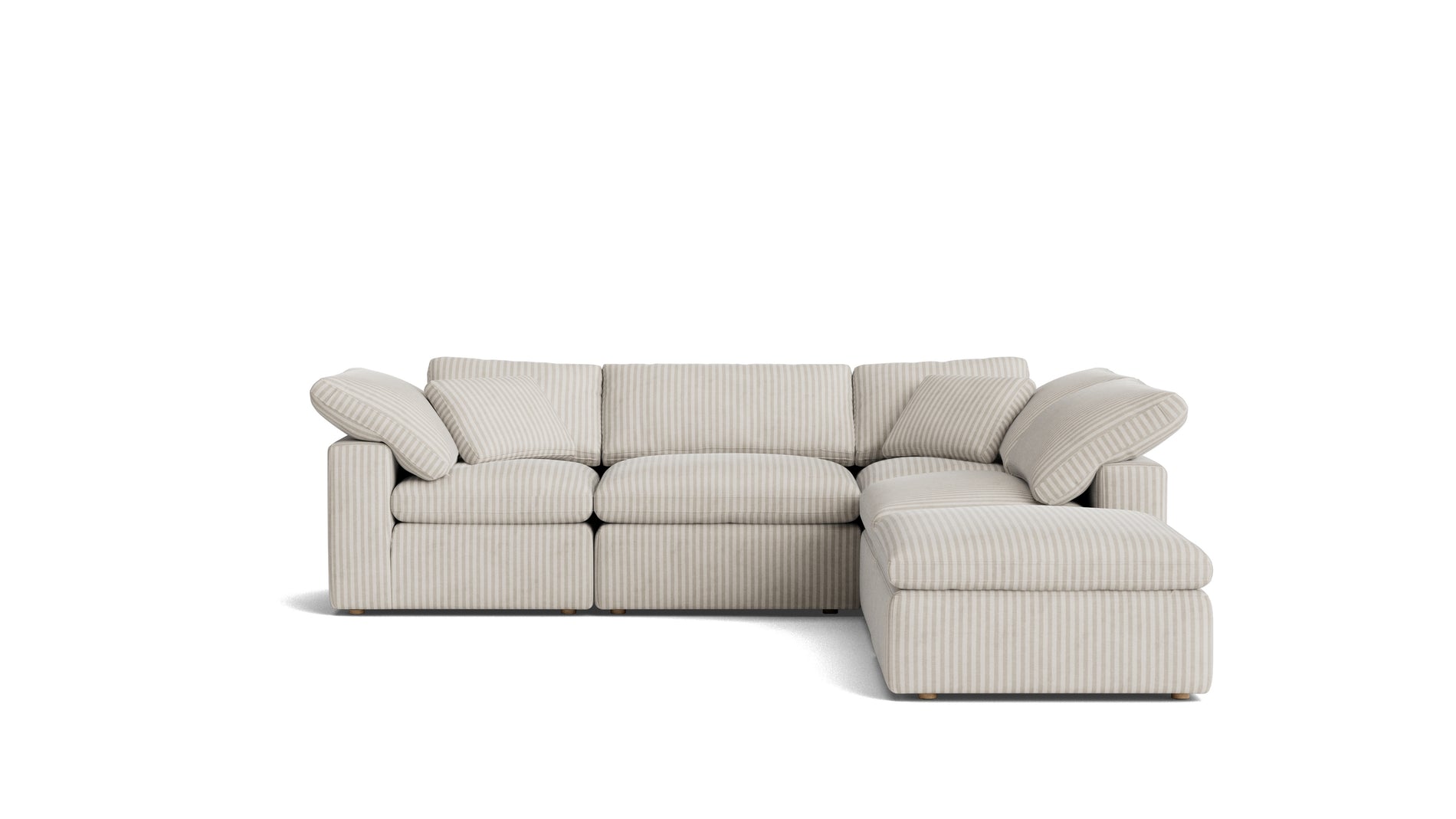 Movie Night™ 5-Piece Modular Sectional, Standard, Newport Stripe_image