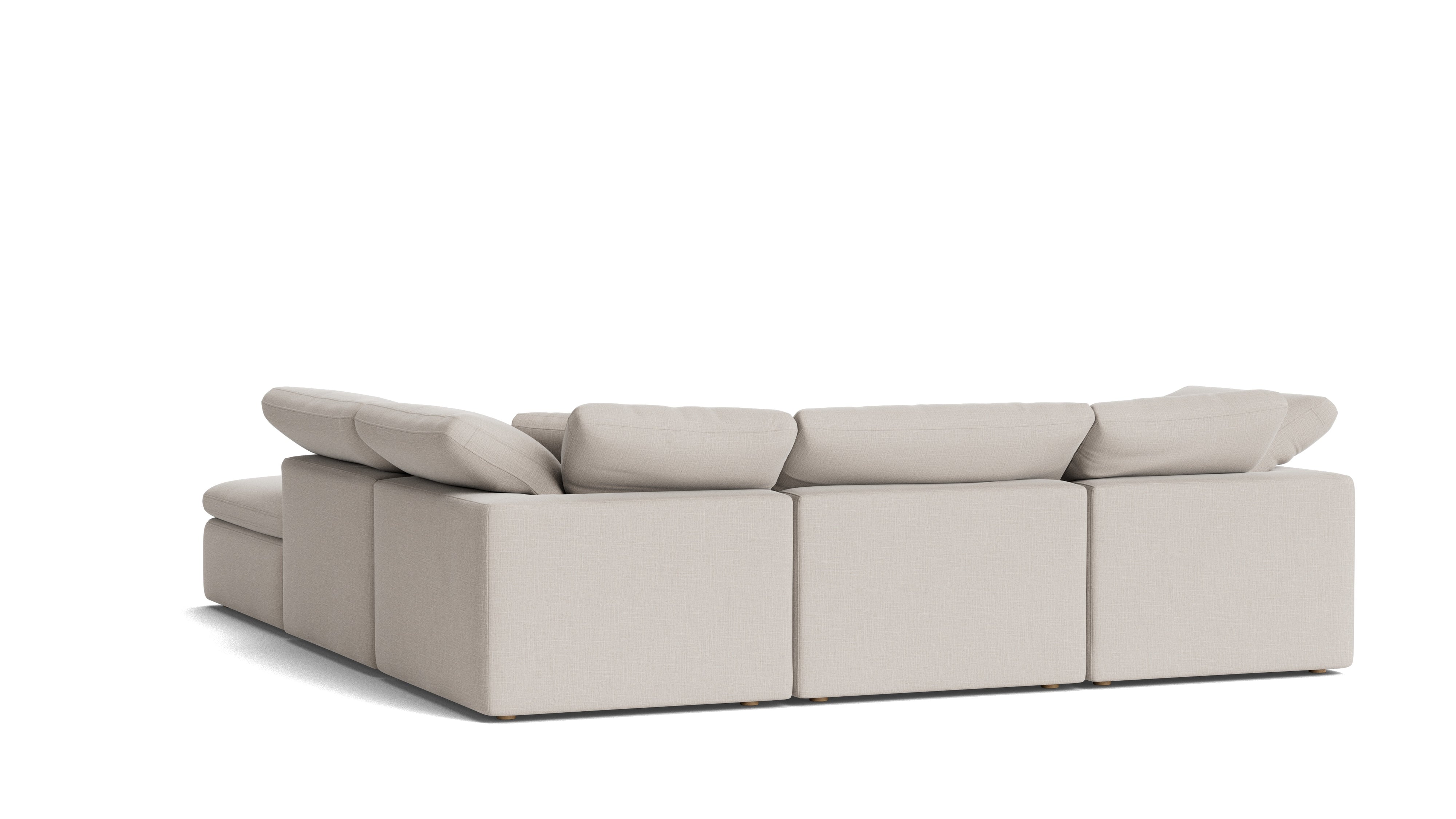 Movie Night™ 5 - Piece Modular Sectional, Standard, Clay - Sundays CompanySEC-YJ-909-015