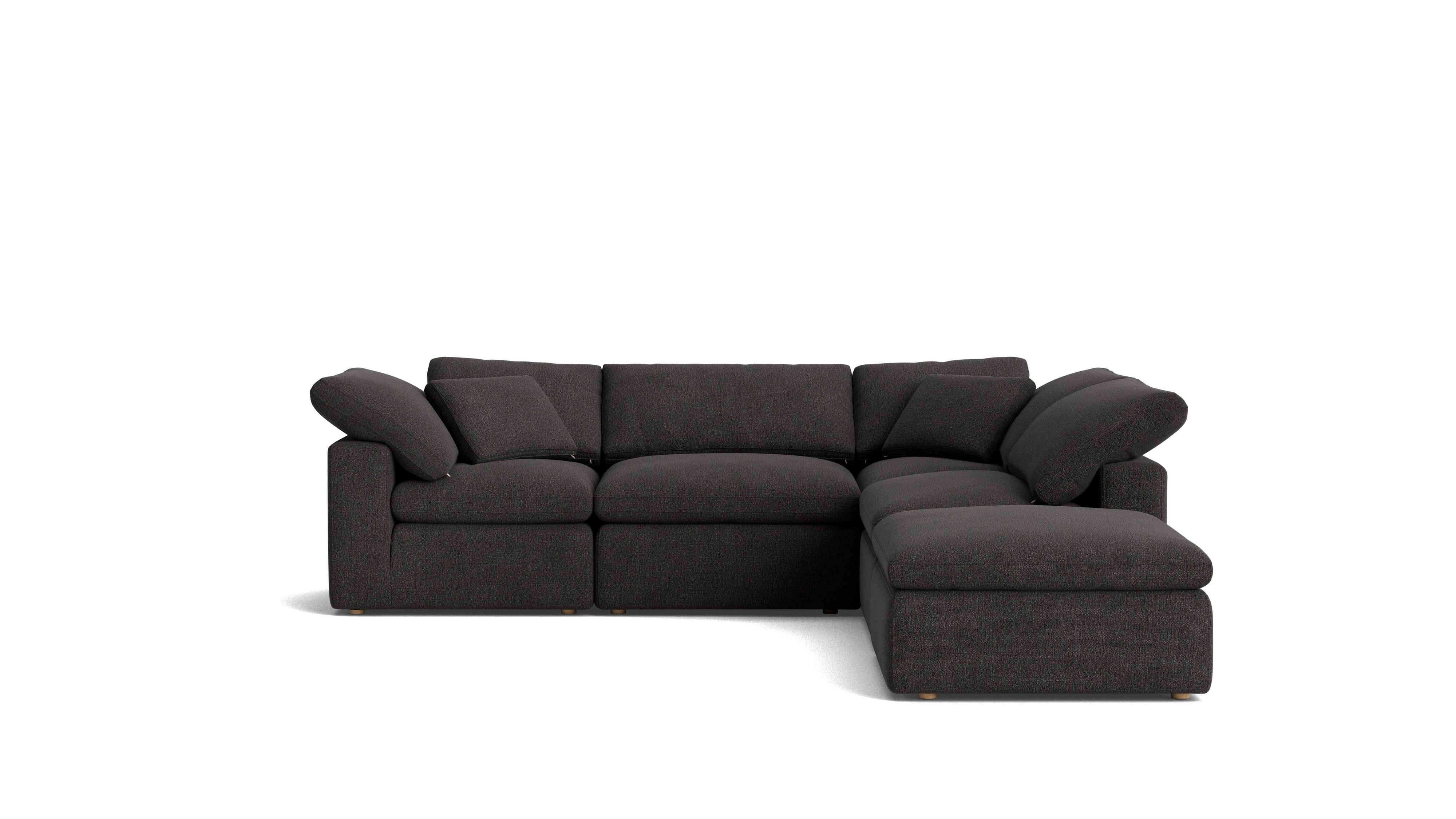 Movie Night™ 5-Piece Modular Sectional, Standard, Dark Shadow