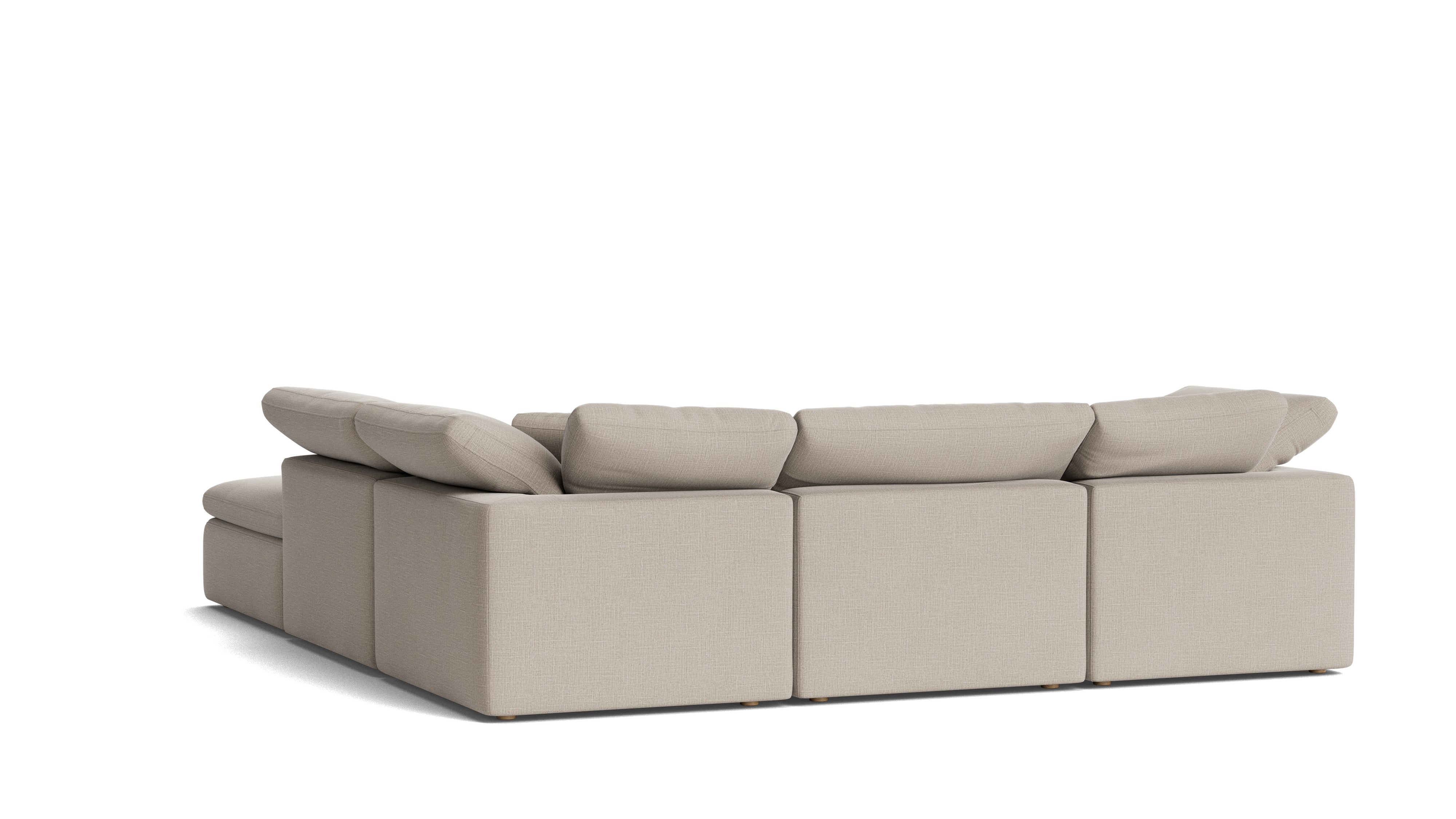 Movie Night™ 5 - Piece Modular Sectional, Standard, Light Pebble - Sundays CompanySEC-YJ-909-029