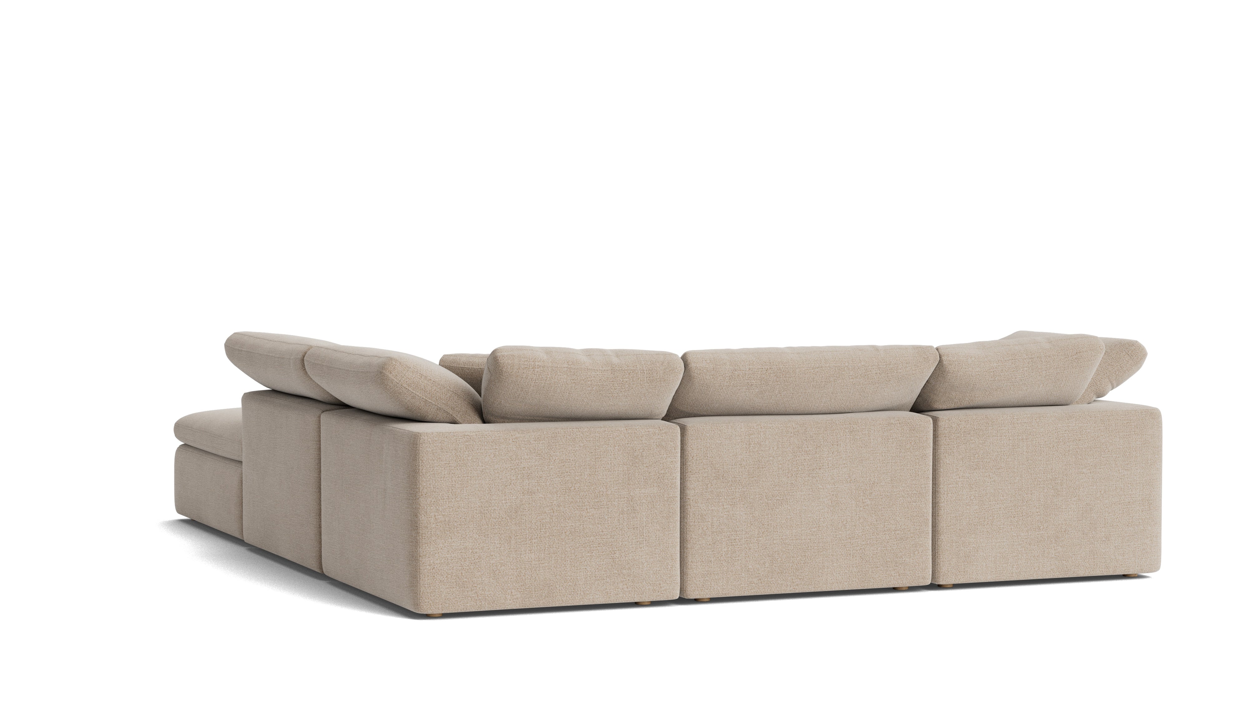Movie Night™ 5 - Piece Modular Sectional, Standard, Champagne - Sundays CompanySEC-YJ-909-041
