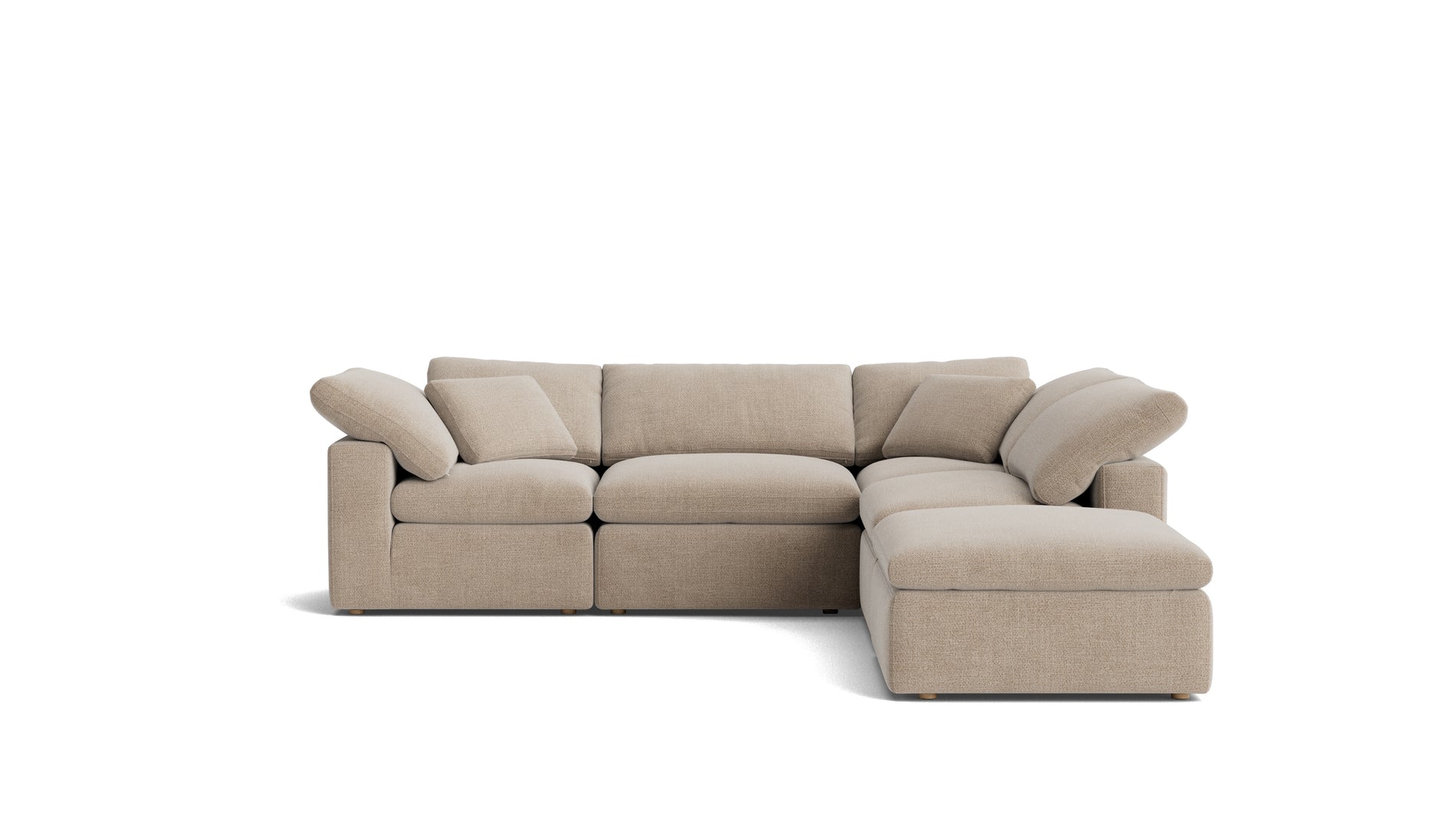 Movie Night™ 5-Piece Modular Sectional, Standard, Champagne_image