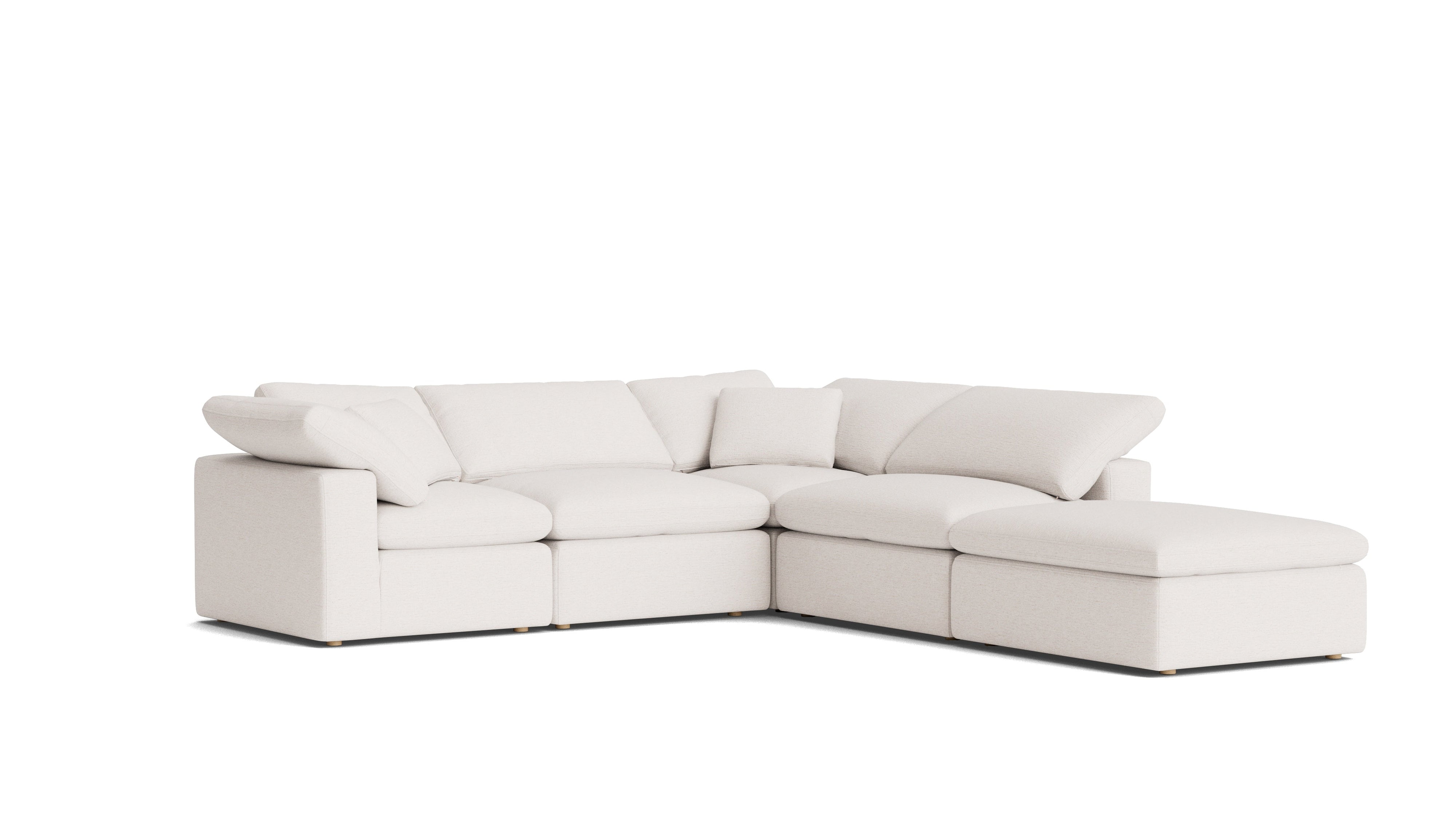 Movie Night™ 5-Piece Modular Sectional, Standard, Nomad Snow