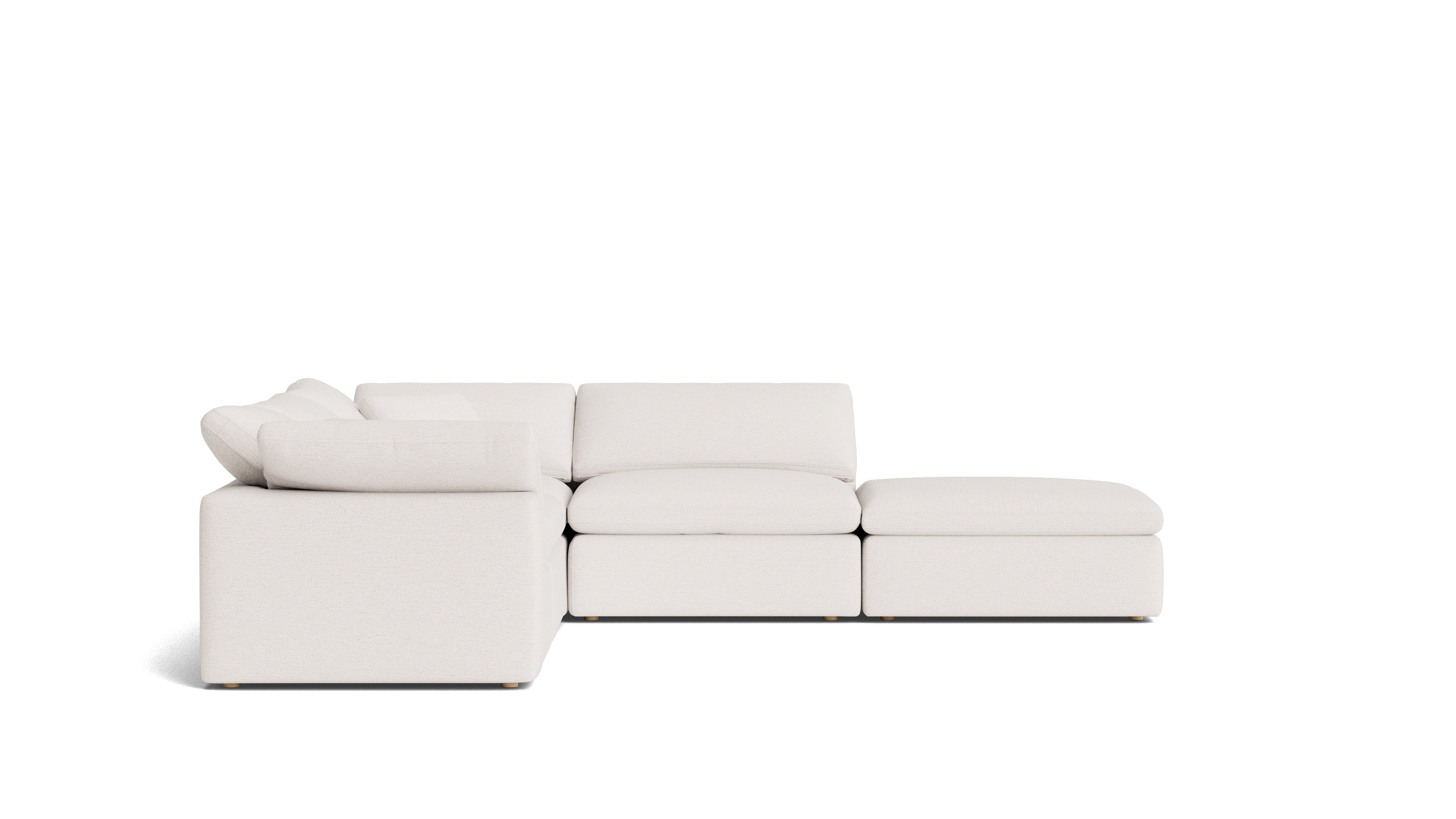 Movie Night™ 5-Piece Modular Sectional, Standard, Nomad Snow