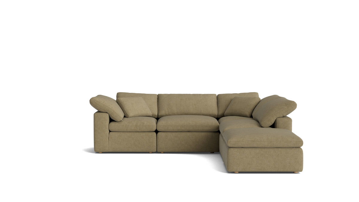 Movie Night™ 5-Piece Modular Sectional, Standard, Olive