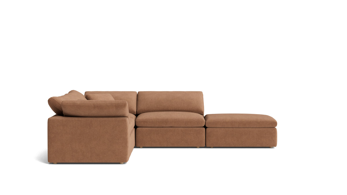 Movie Night™ 5-Piece Modular Sectional, Standard, Spice — alternate view