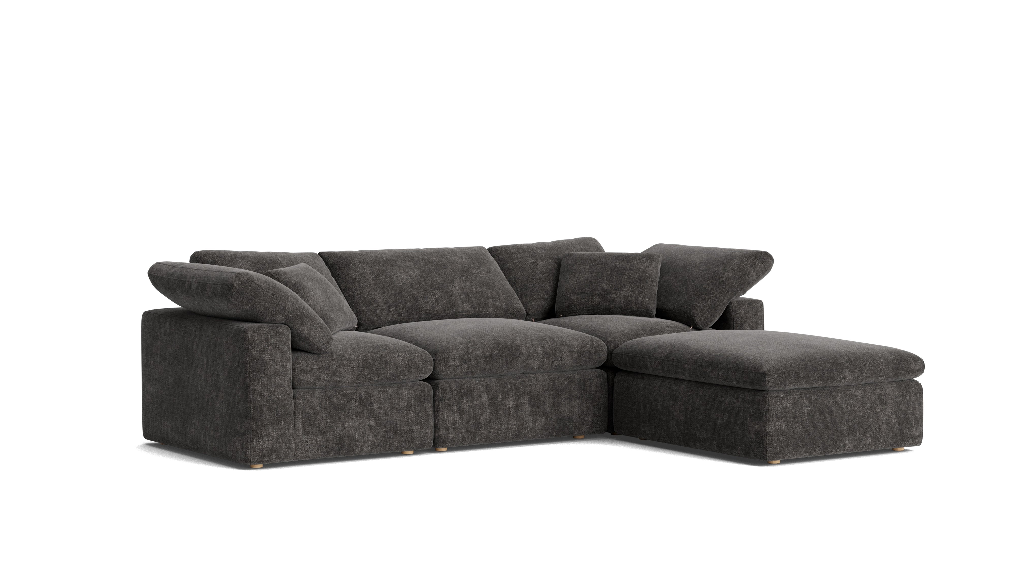 Movie Night™ 4 - Piece Modular Sectional, Standard, Truffle - Sundays CompanySEC-YJ-910-003