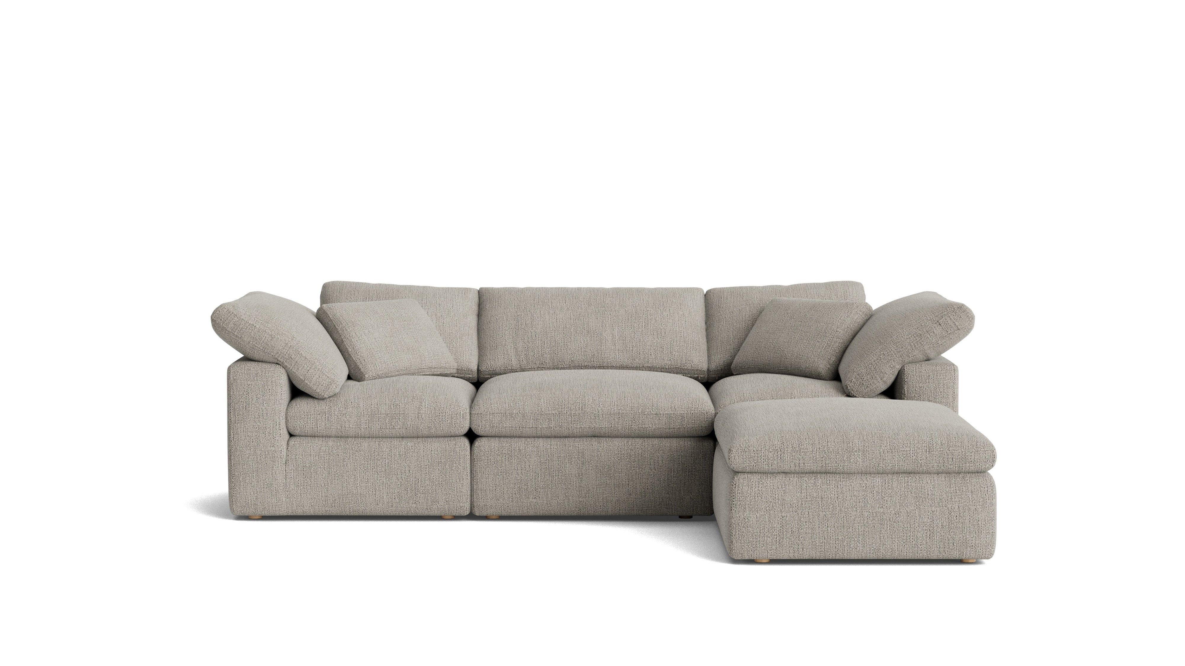 Movie Night™ 4-Piece Modular Sectional, Standard, Oatmeal