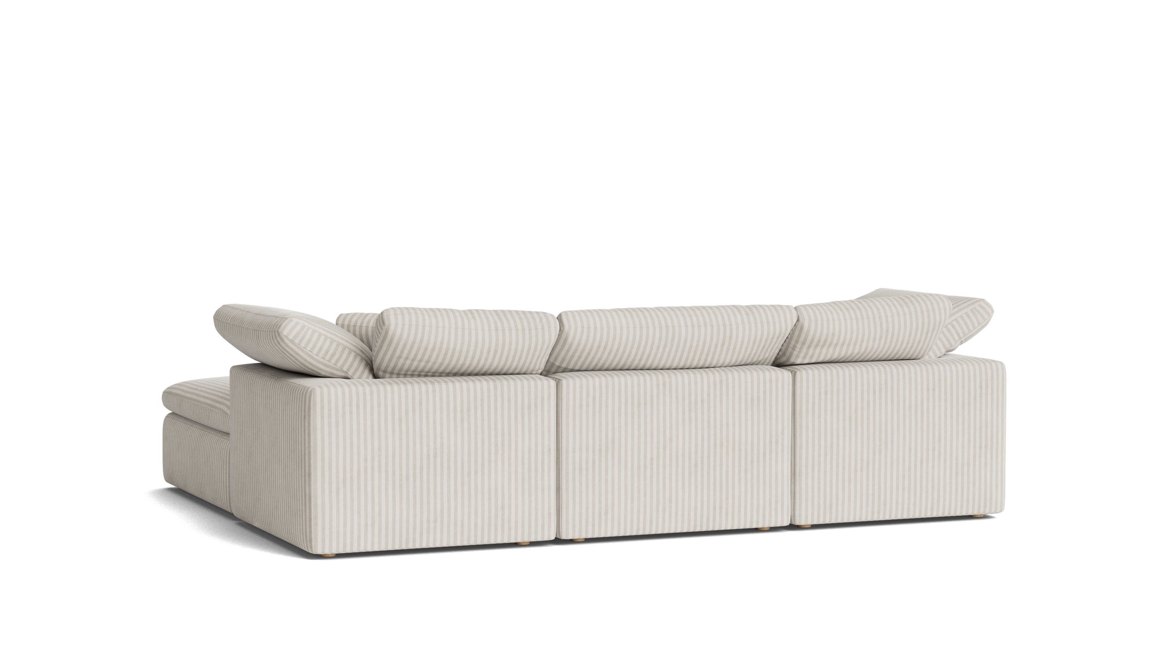 Movie Night™ 4 - Piece Modular Sectional, Standard, Newport Stripe - Sundays CompanySEC-YJ-910-011