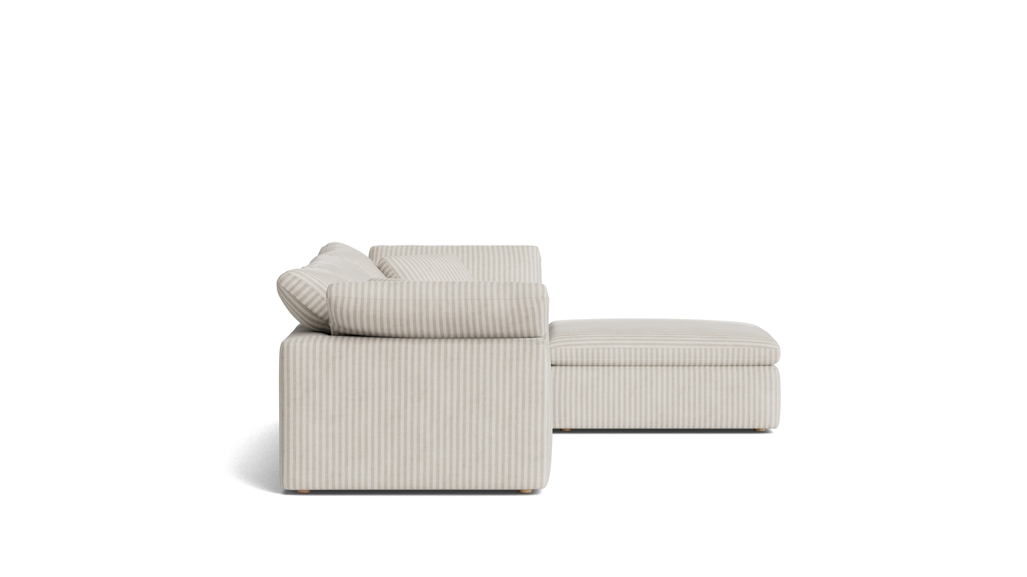 Movie Night™ 4 - Piece Modular Sectional, Standard, Newport Stripe - Sundays CompanySEC-YJ-910-011