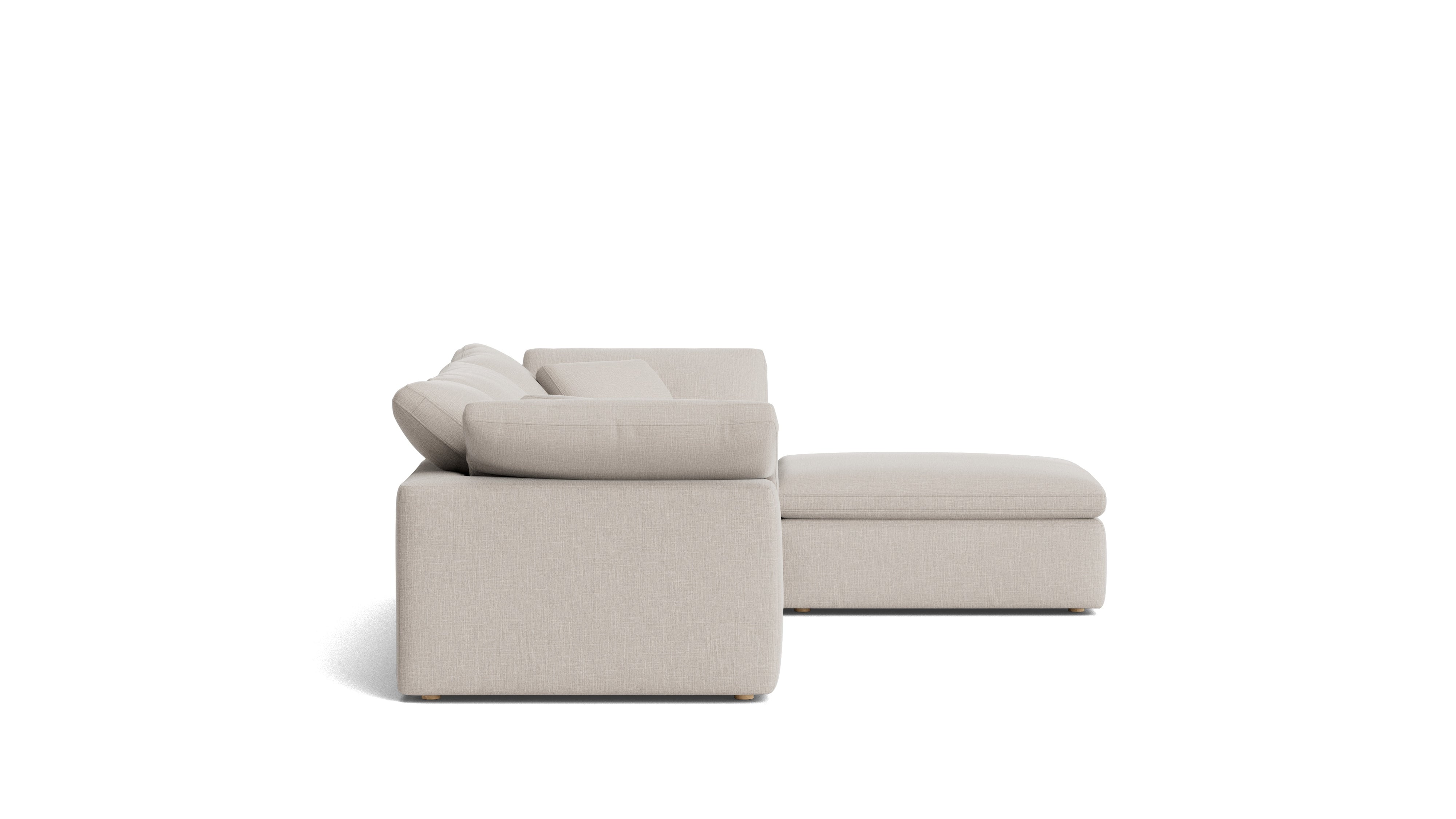 Movie Night™ 4 - Piece Modular Sectional, Standard, Clay - Sundays CompanySEC-YJ-910-015