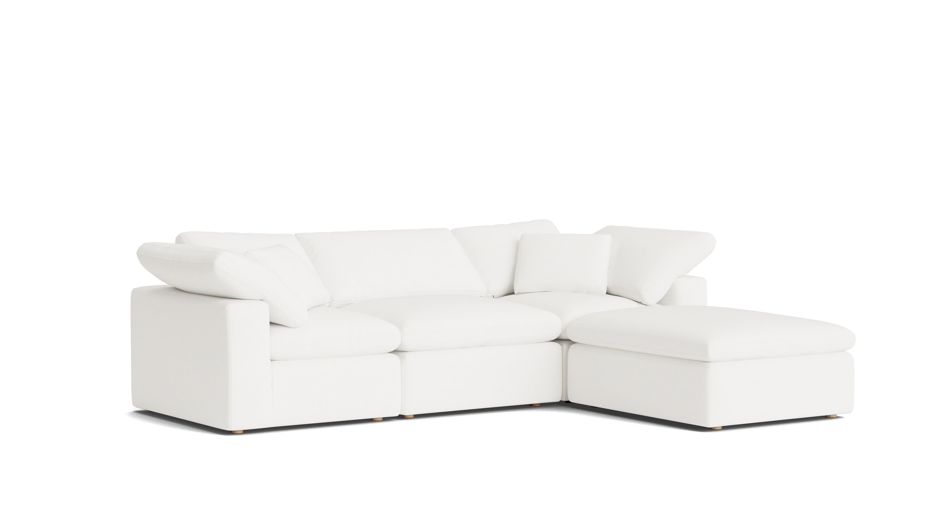 Movie Night™ 4 - Piece Modular Sectional, Standard, Brie - Sundays CompanySEC-YJ-910-037