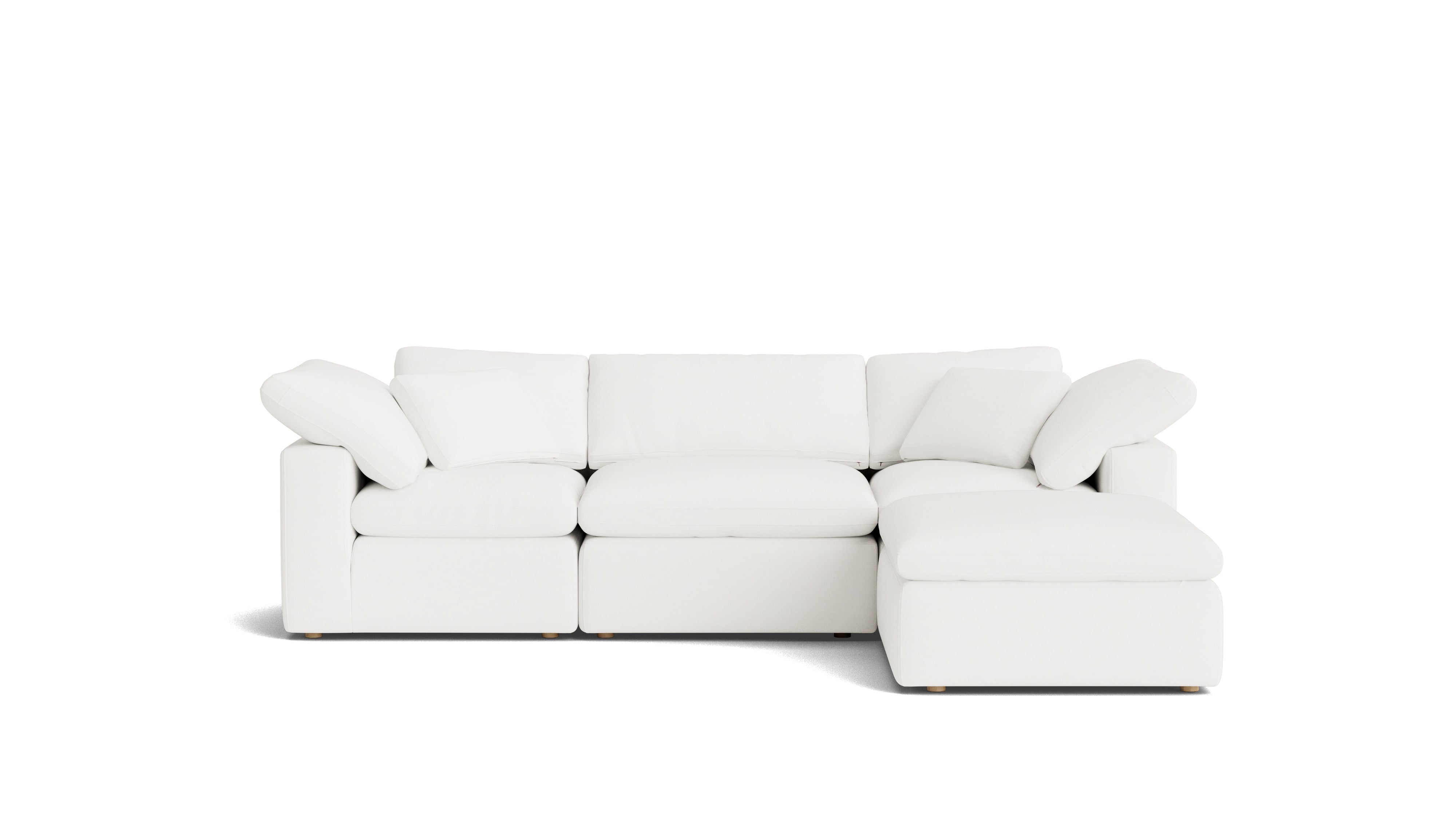 Movie Night™ 4 - Piece Modular Sectional, Standard, Brie - Sundays CompanySEC-YJ-910-037