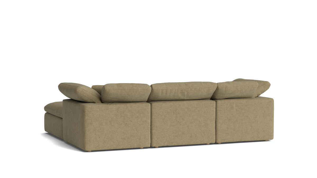 Movie Night™ 4-Piece Modular Sectional, Standard, Olive