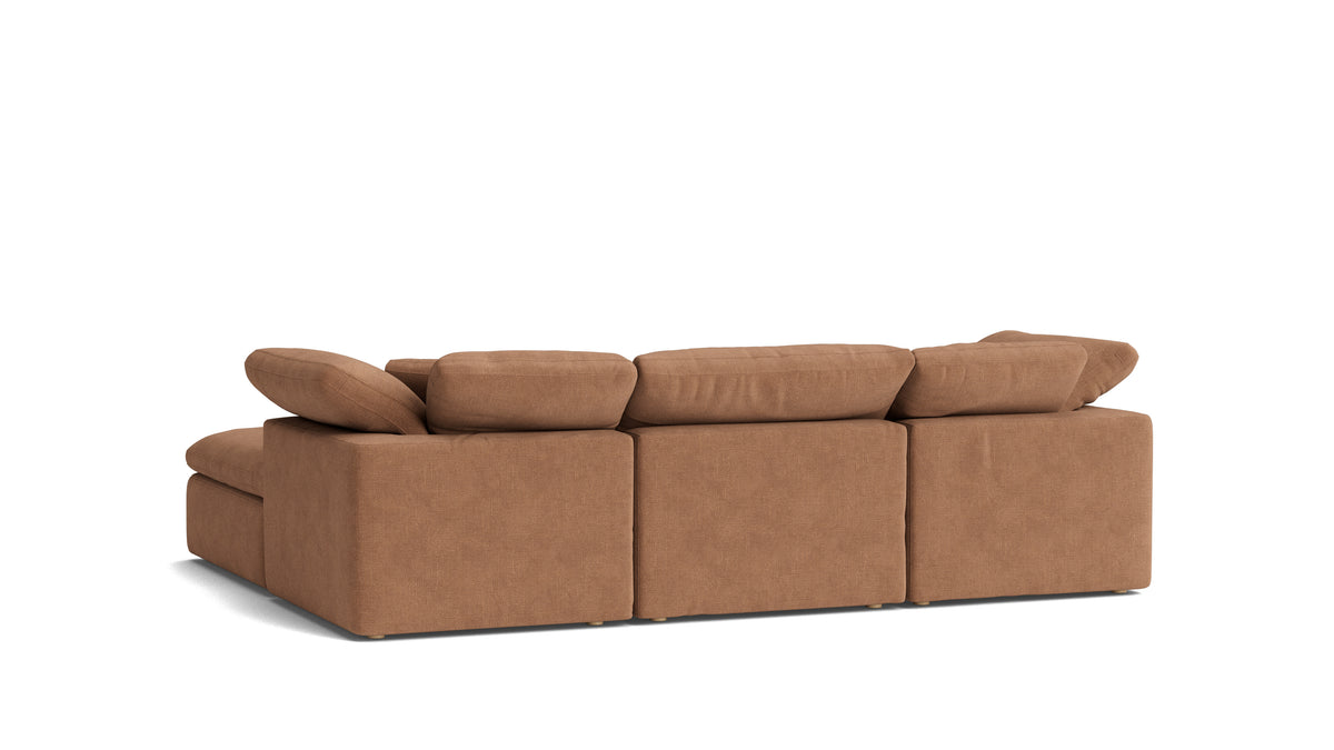 Movie Night™ 4-Piece Modular Sectional, Standard, Spice