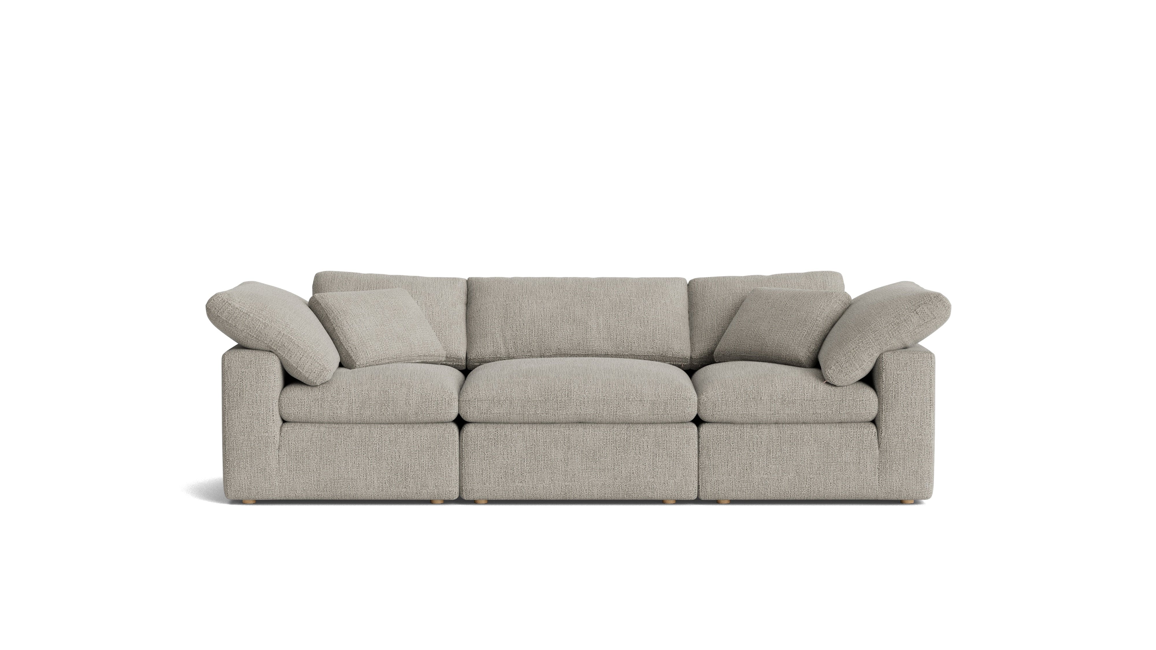 Movie Night™ 3-Piece Modular Sofa, Standard, Oatmeal