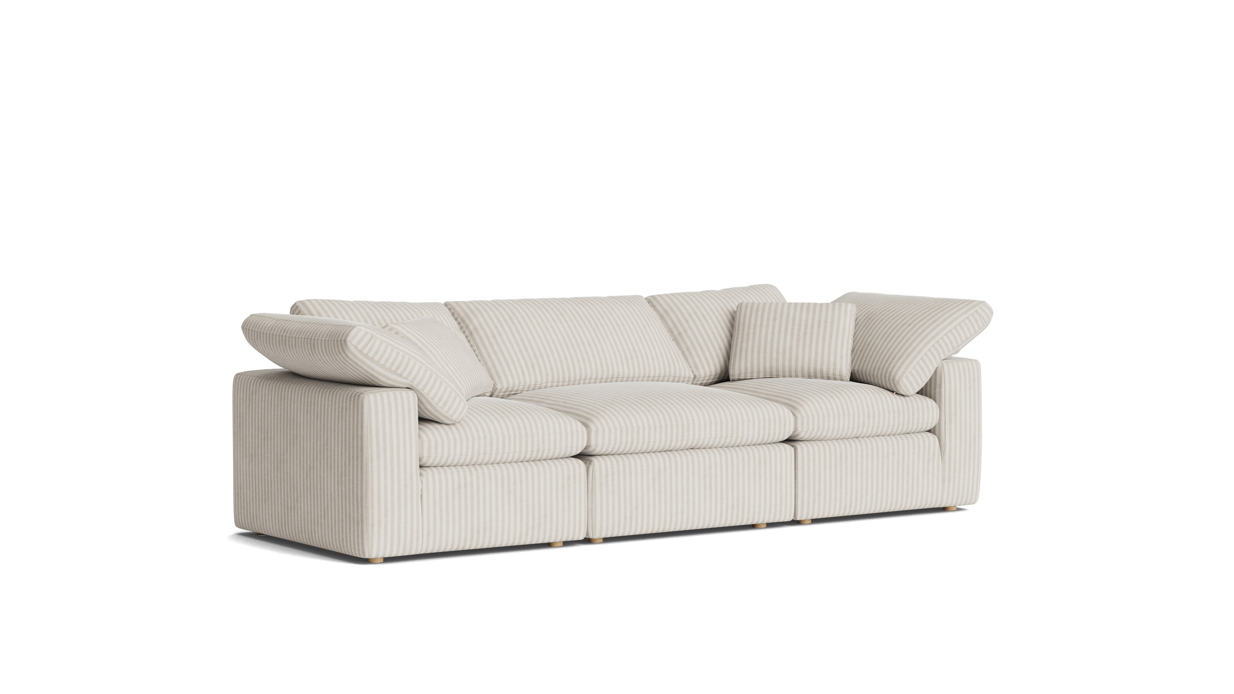 Movie Night™ 3 - Piece Modular Sofa, Standard, Newport Stripe - Sundays CompanySEC-YJ-911-011